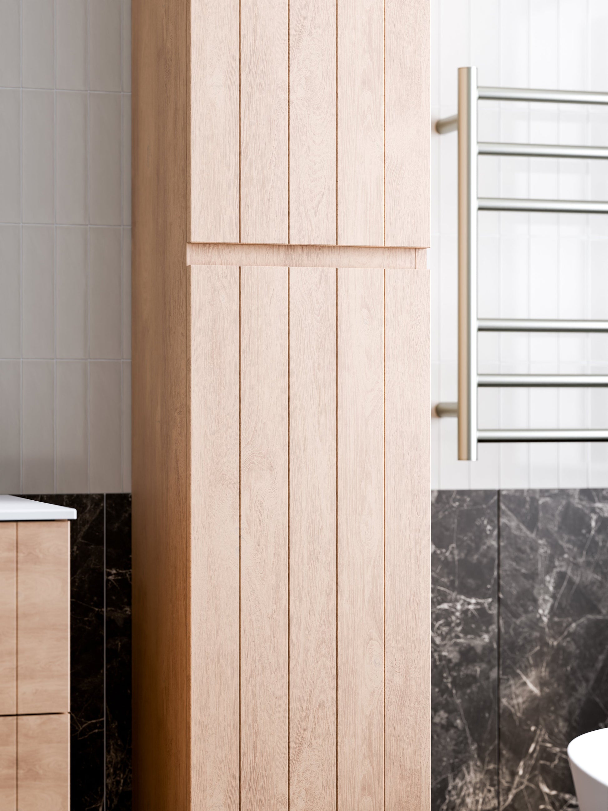 Lineare Tall Bathroom Cabinet | Coastal Front