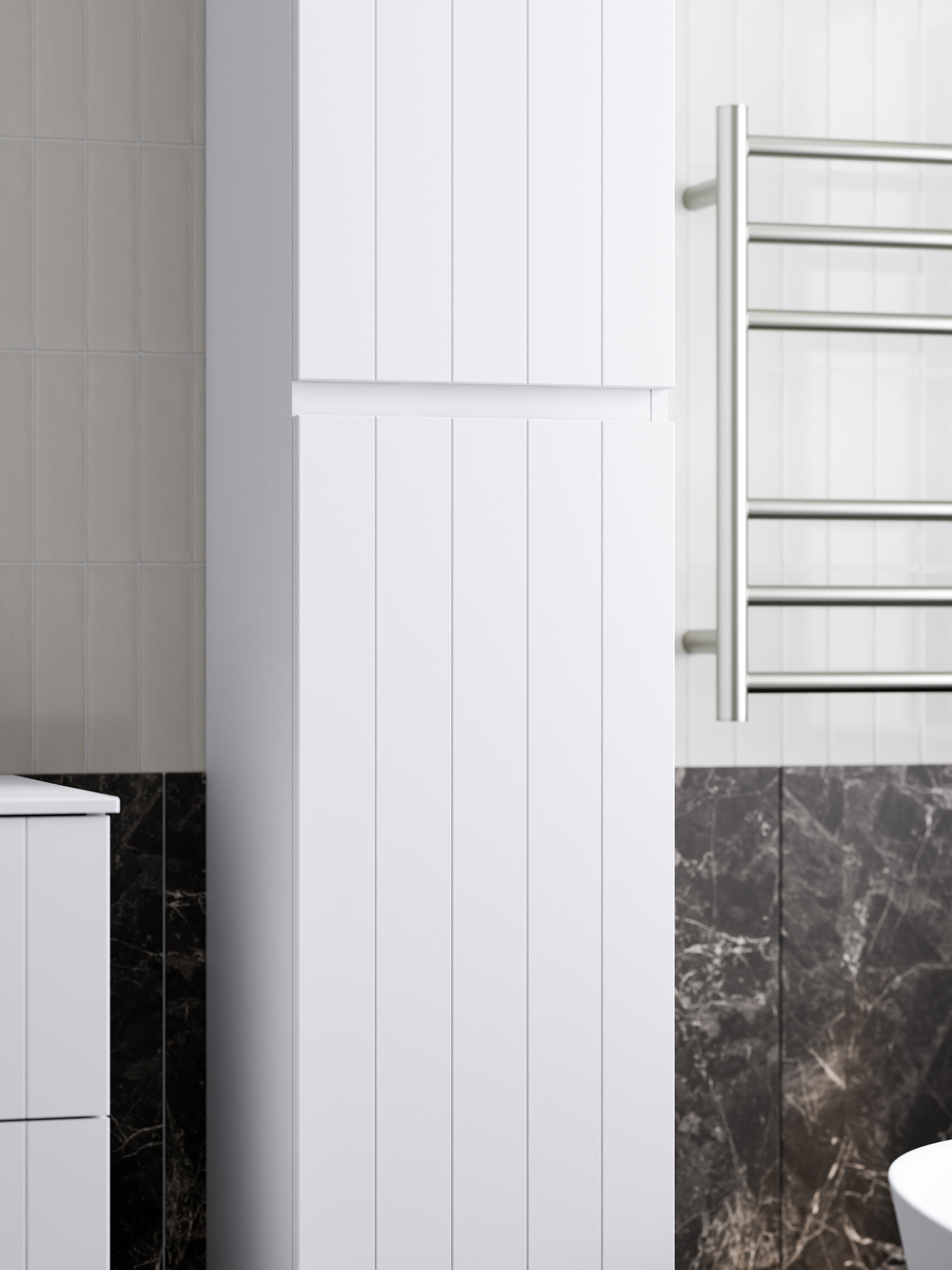 Lineare Tall Bathroom Cabinet | Coastal Front