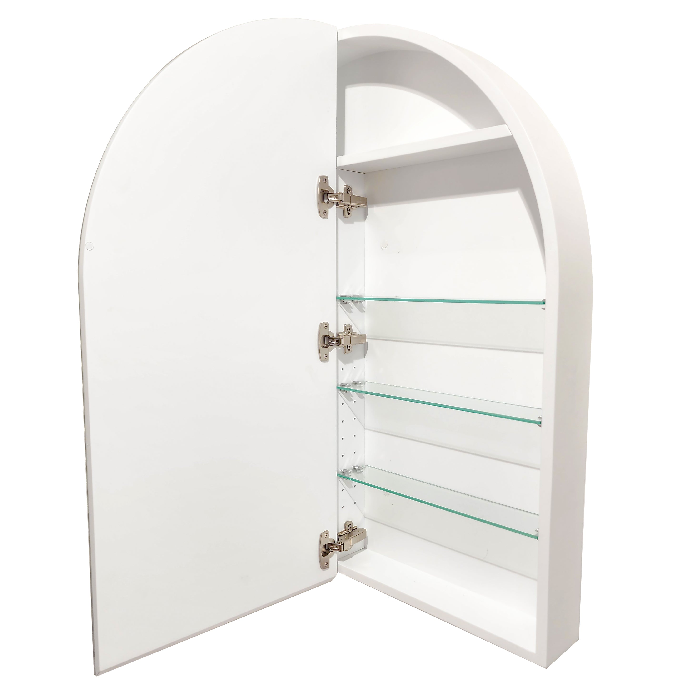 Code Neo Arch 850 Mirror Cabinet | Matte White