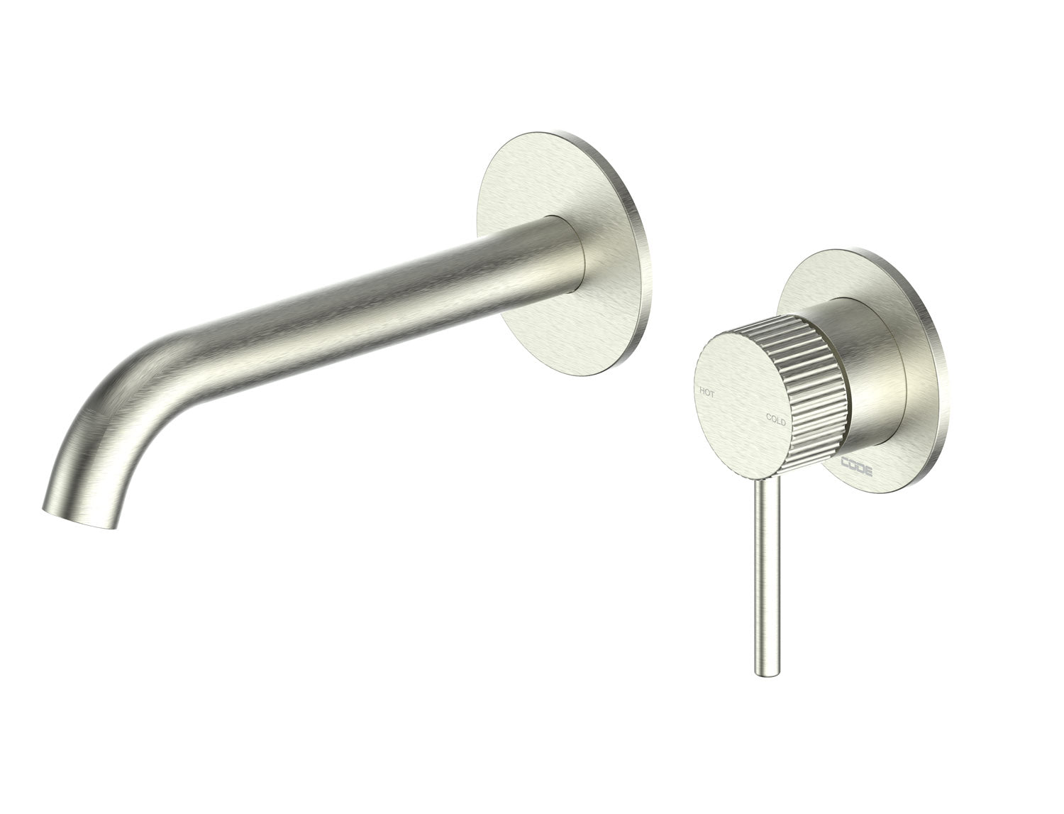 CODE NATURE PIPER WALL & BASIN MIXER | TEXTURED HANDLE