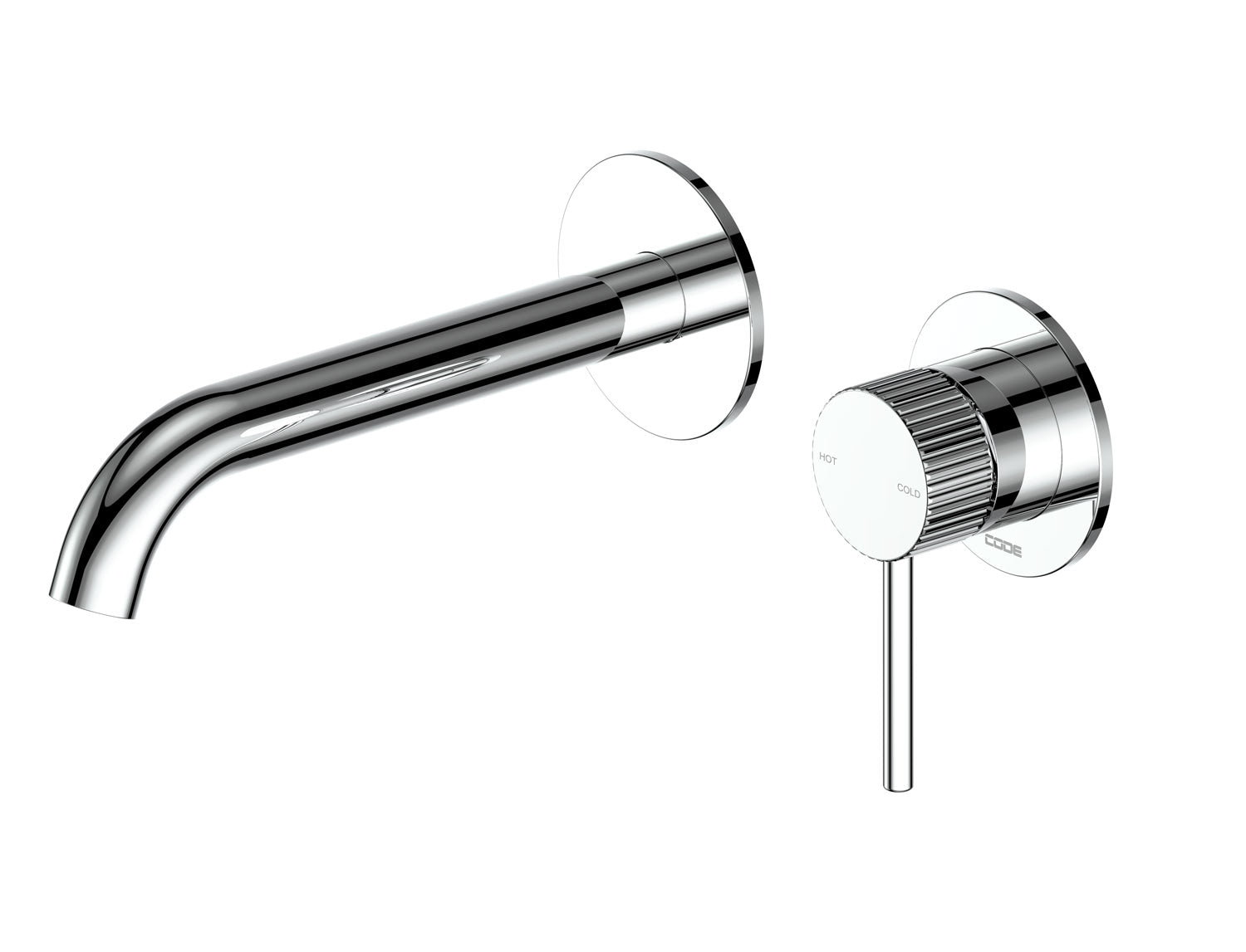 CODE NATURE PIPER WALL & BASIN MIXER | TEXTURED HANDLE