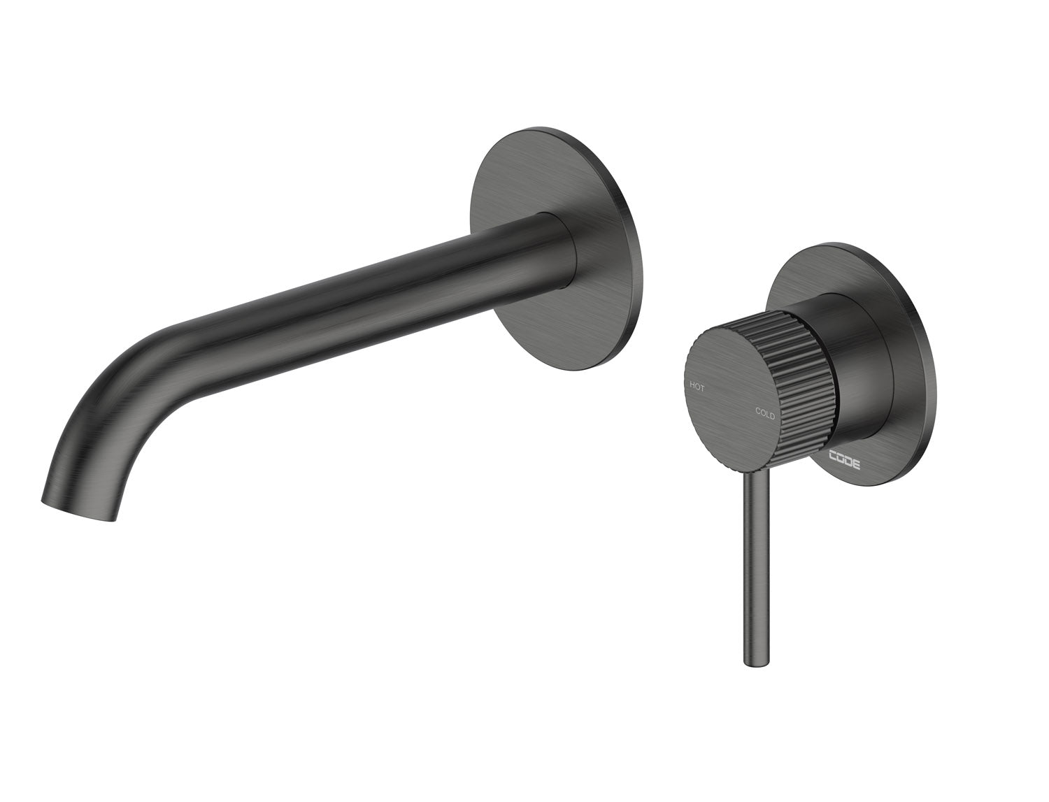 CODE NATURE PIPER WALL & BASIN MIXER | TEXTURED HANDLE