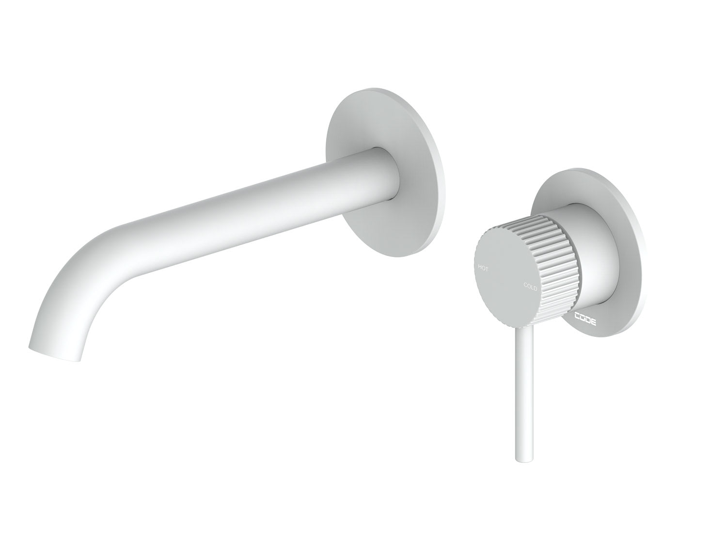 CODE NATURE PIPER WALL & BASIN MIXER | TEXTURED HANDLE