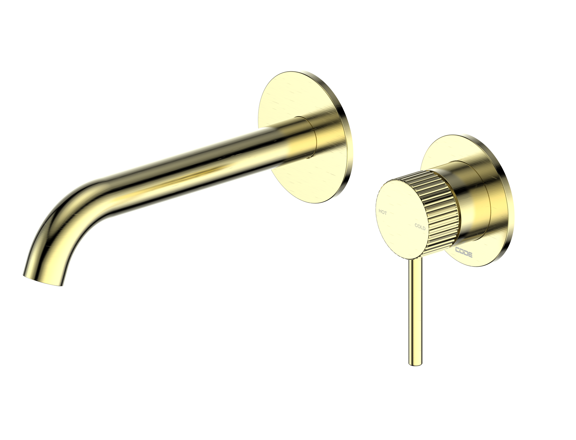 CODE NATURE PIPER WALL & BASIN MIXER | TEXTURED HANDLE