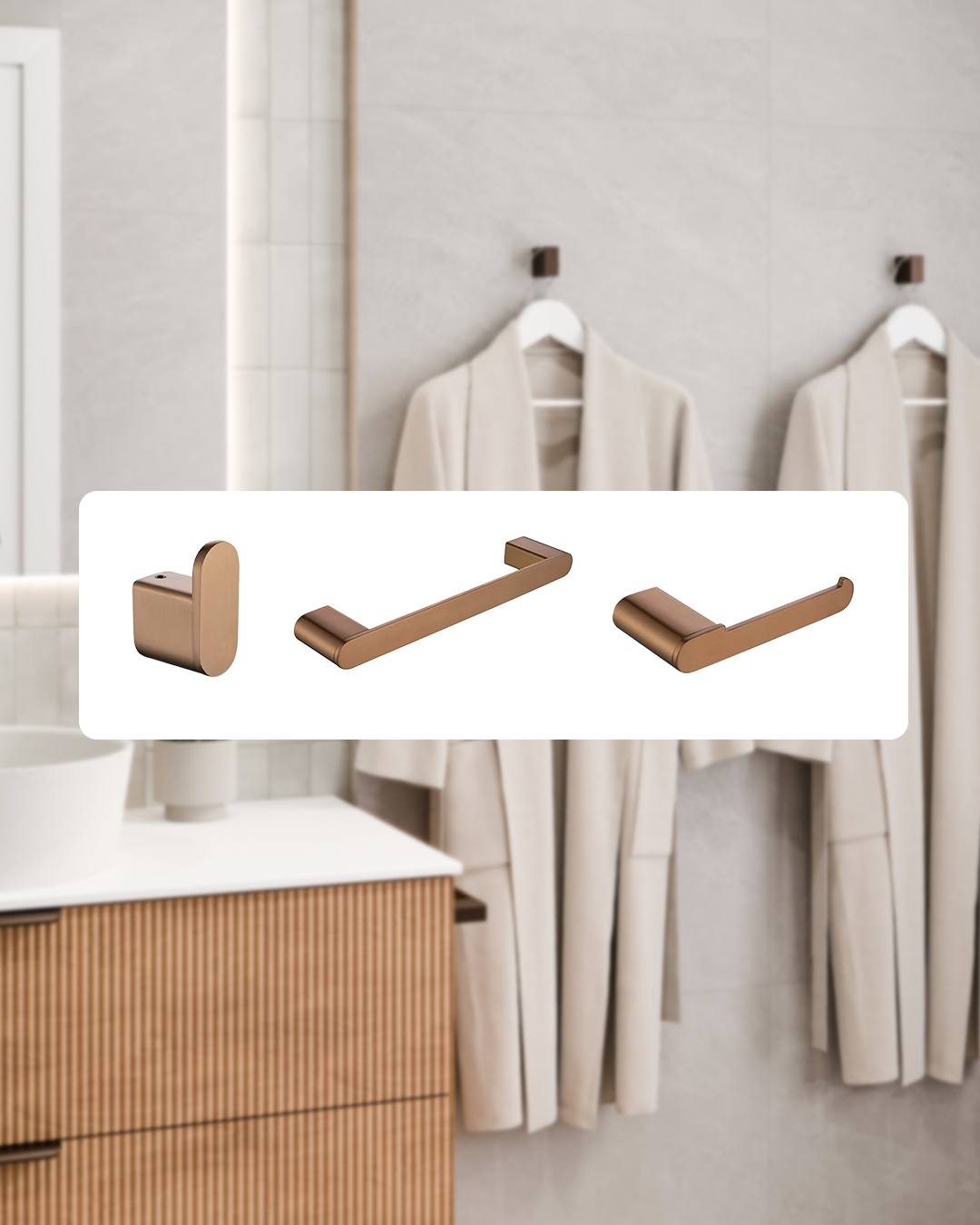 FLOW ACCESSORY ESSENTIALS BUNDLE  |  IN BRUSHED COPPER
