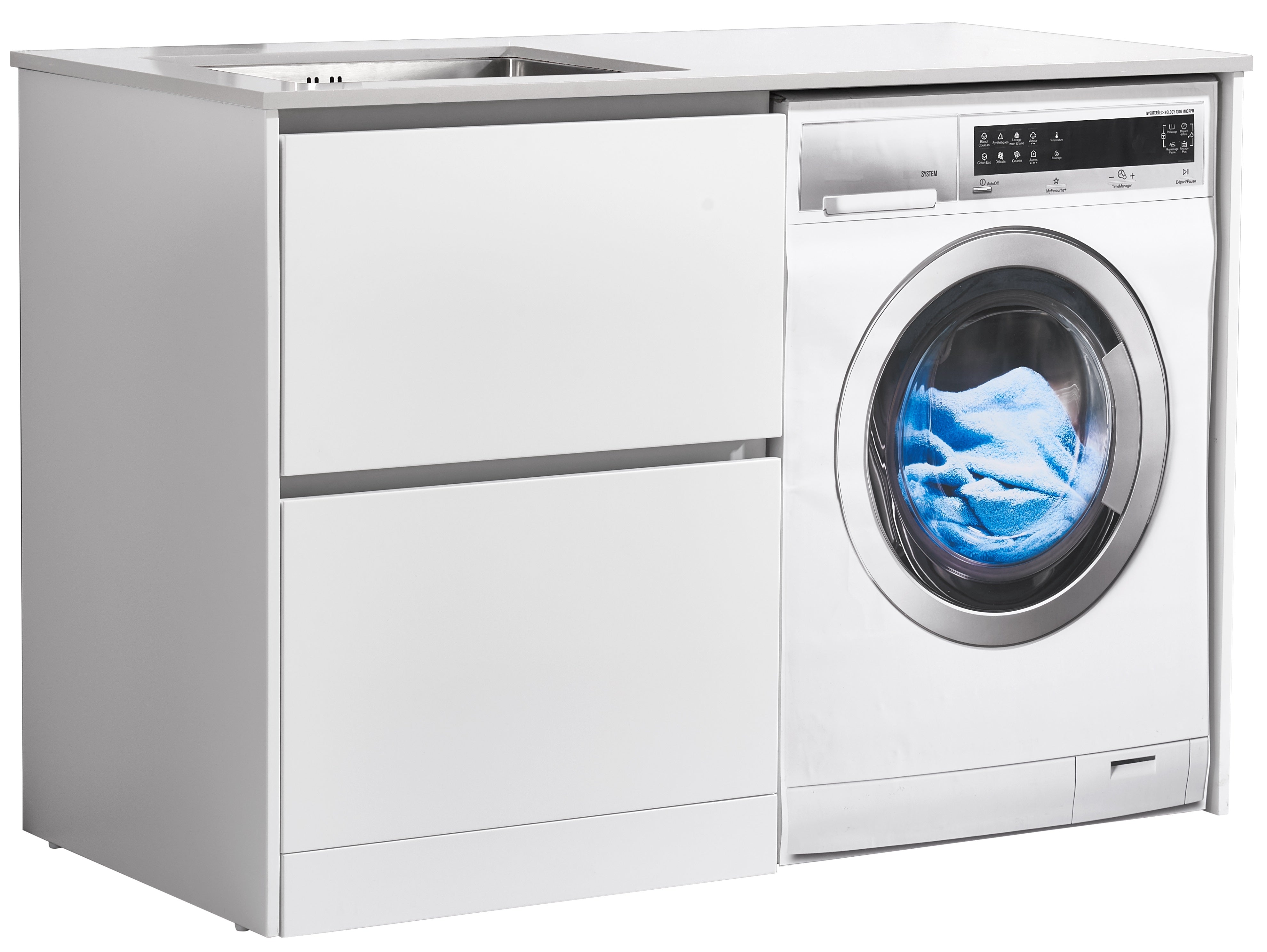 CODE VERSA 1300 LAUNDRY TUB WITH BENCH TOP