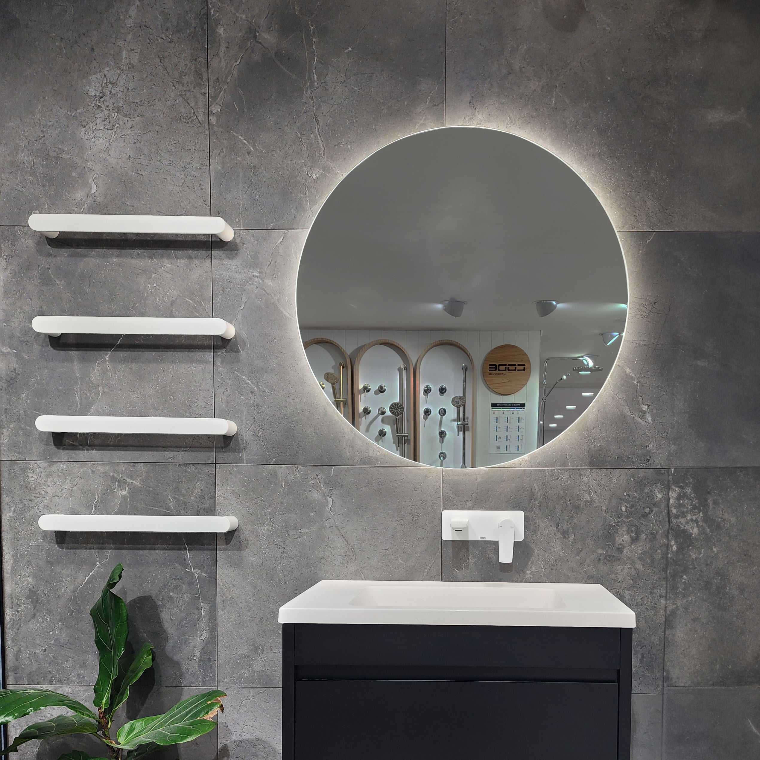Code Euro 850 Round Mirror