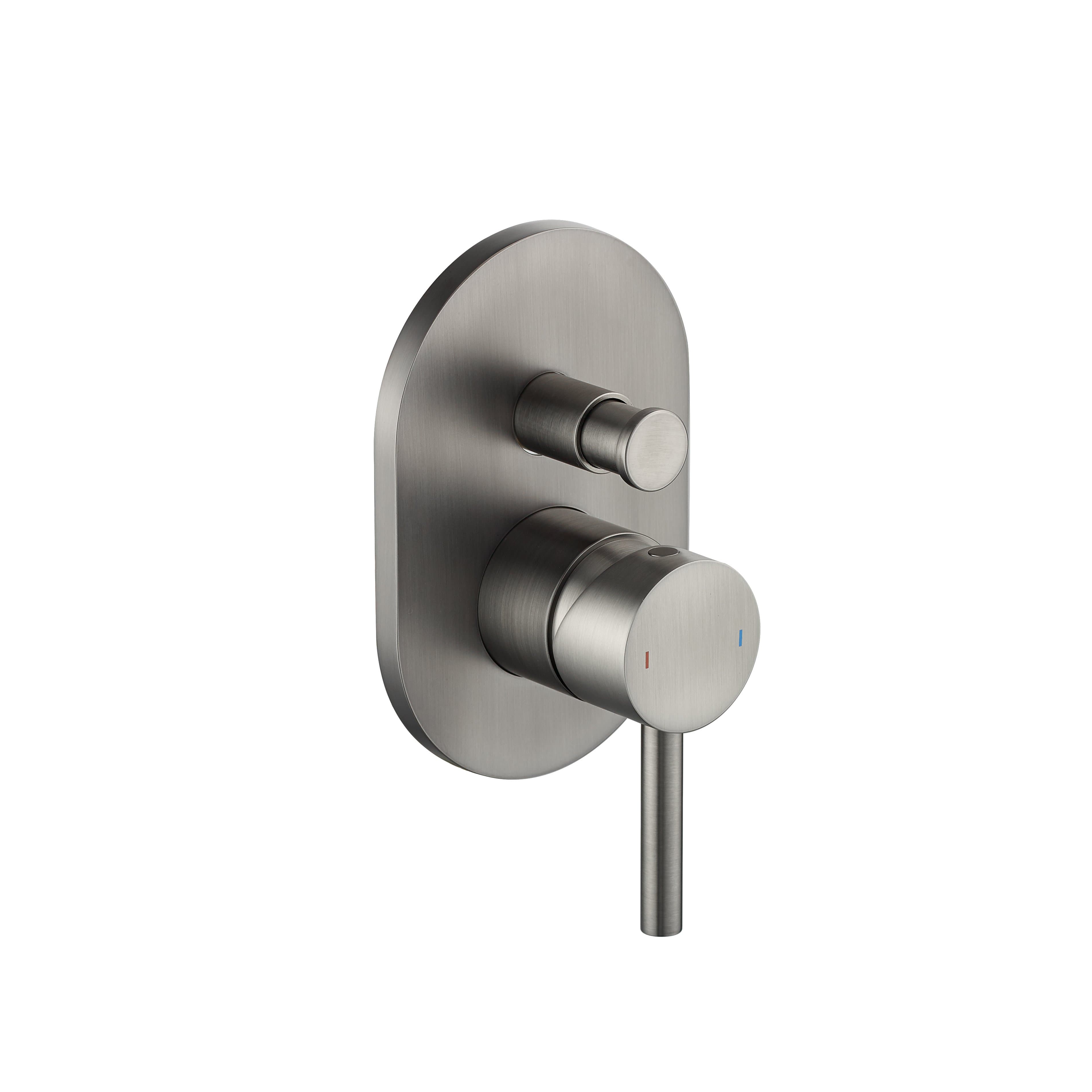 CODE INDUSTRY SHOWER DIVERTER MIXER - GUNMETAL