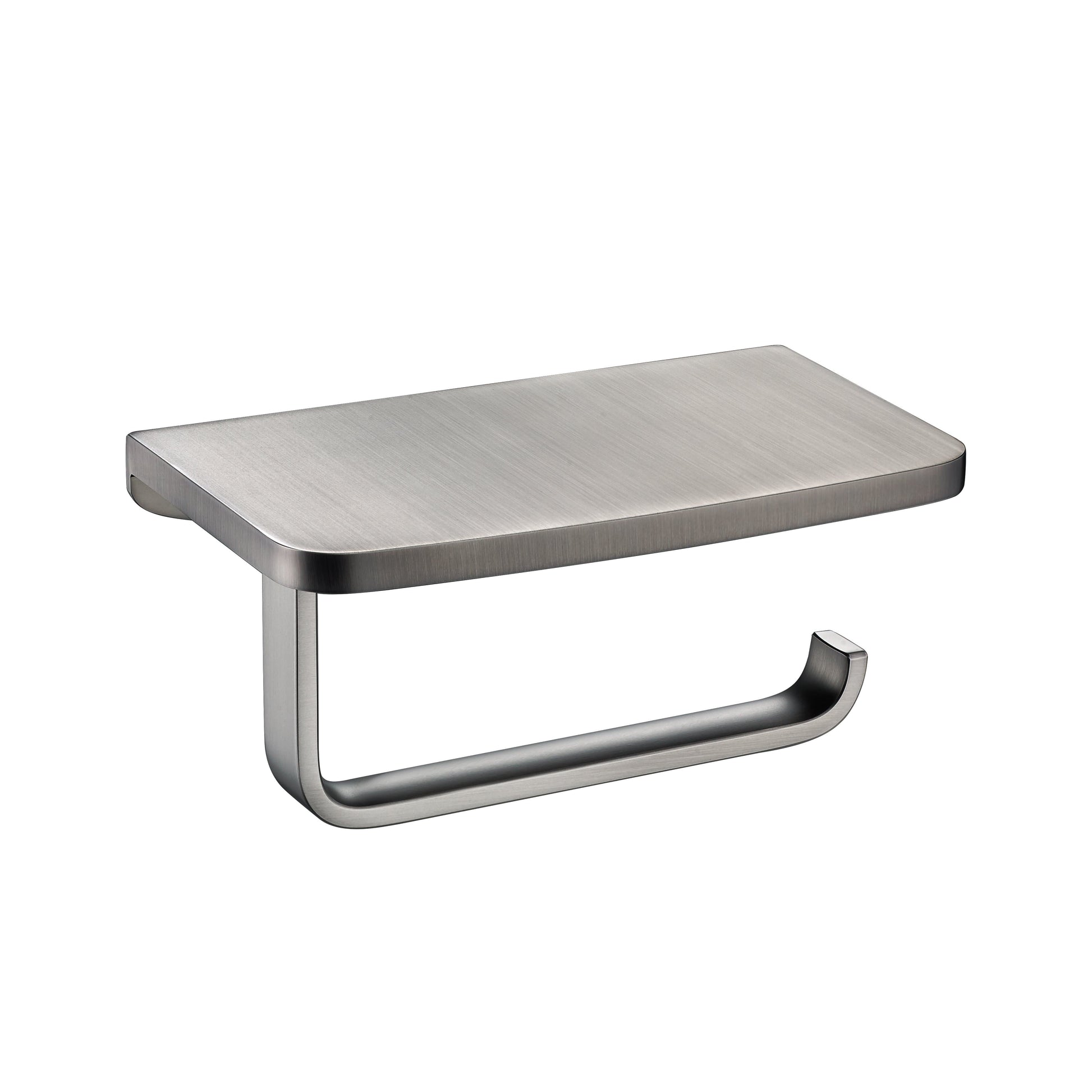 WATERWARE CUBIC TOILET ROLL HOLDER WITH SHELF