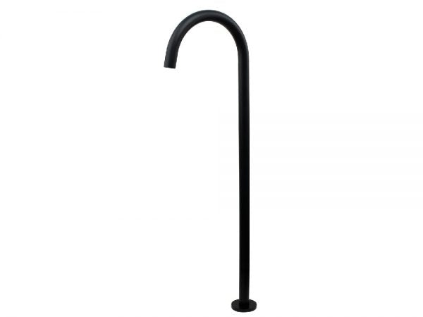 WATERWARE CARBON FLOOR MOUNTED BATH SPOUT BLACK