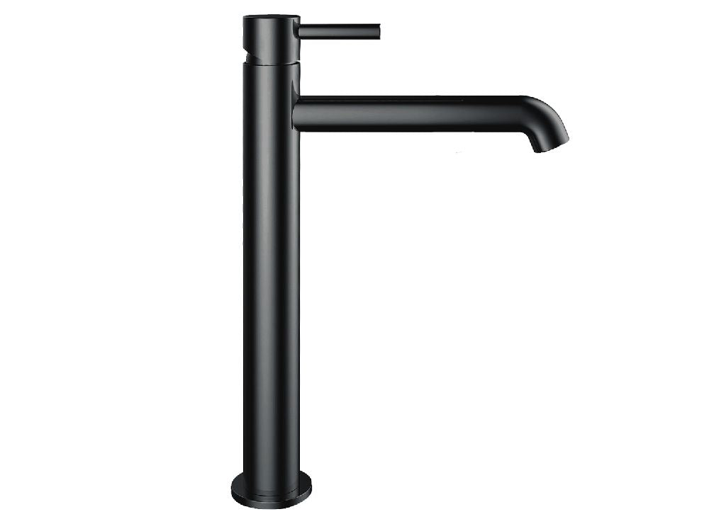 WATERWARE CARBON TALL BASIN MIXER BLACK