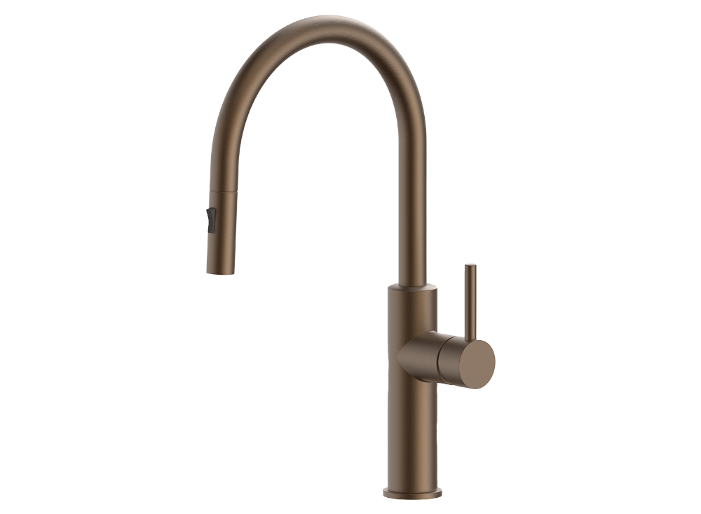 Waterware Pioneer Gooseneck Pullout Kitchen Mixer