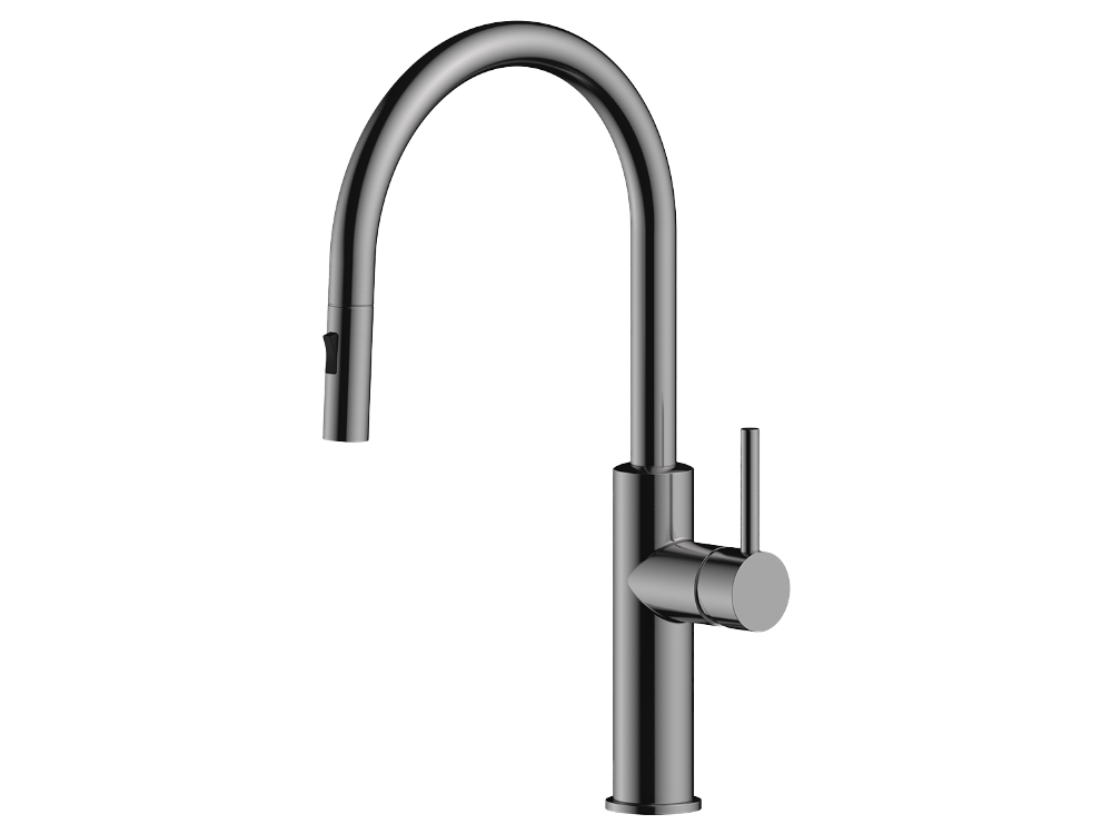 Waterware Pioneer Gooseneck Pullout Kitchen Mixer