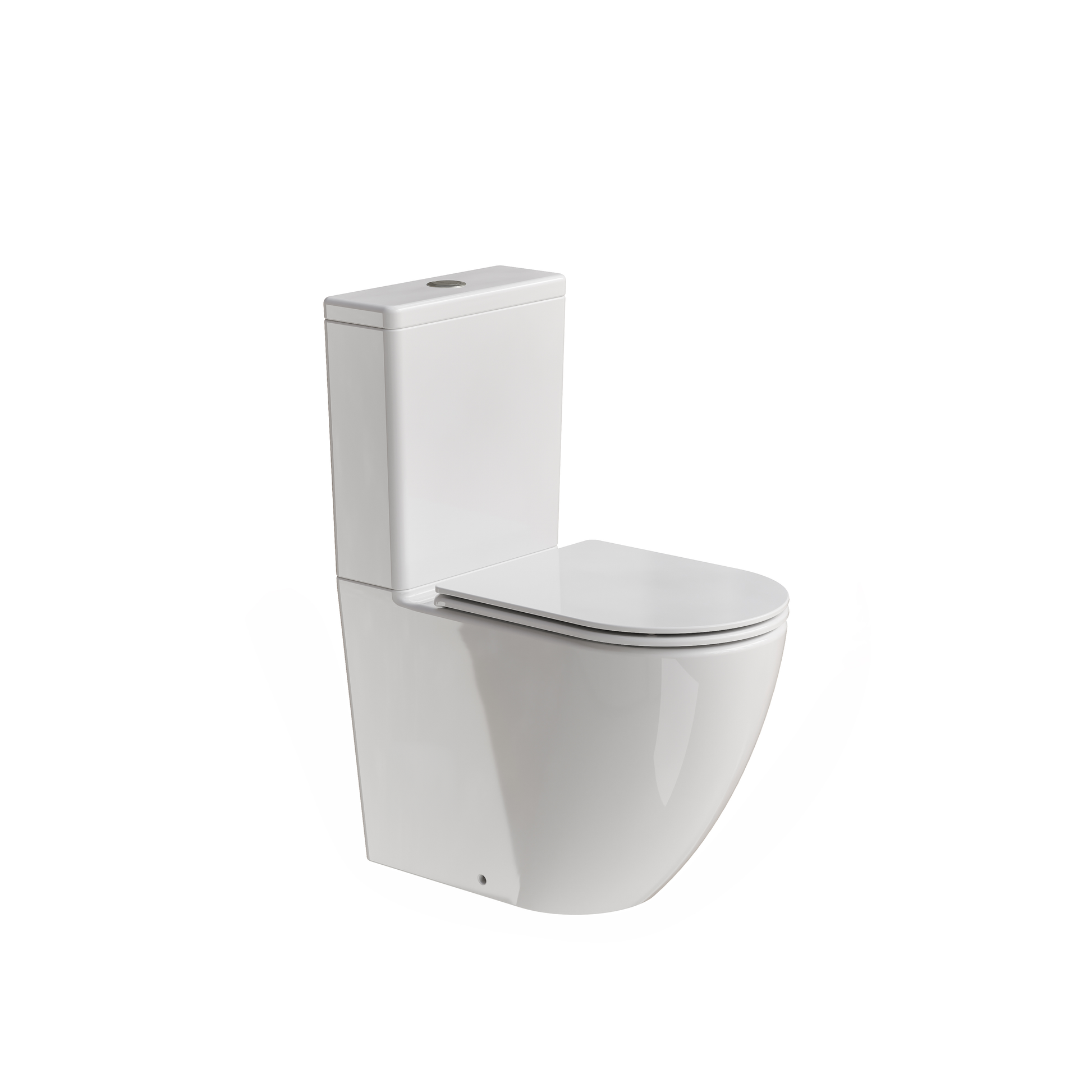 CODE FLOW TYPHOON OVERHEIGHT BTW TOILET SUITE - GLOSS WHITE