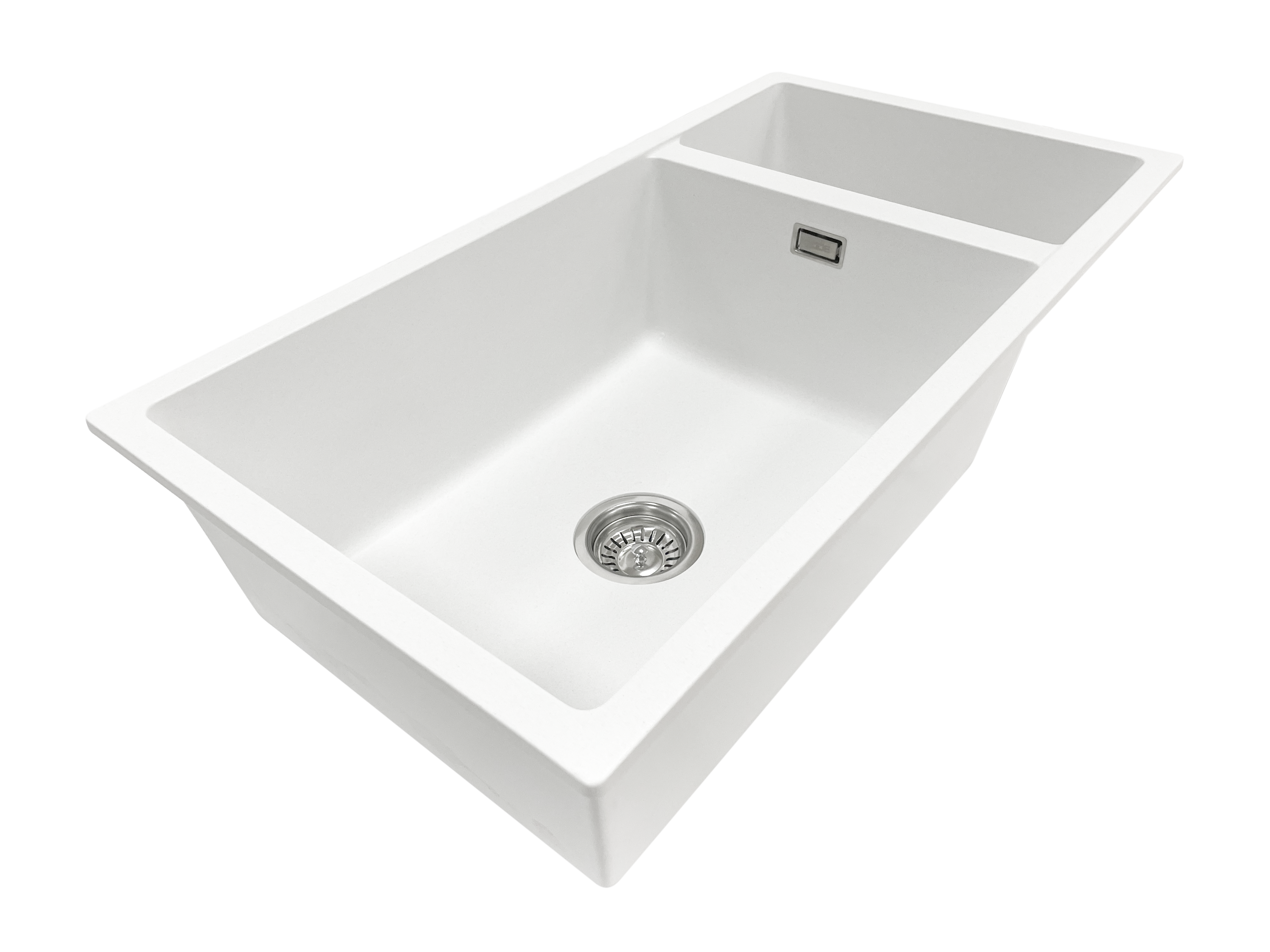CODE AURA 450 DOUBLE BOWL GRANITE SINK - 3 COLOURS