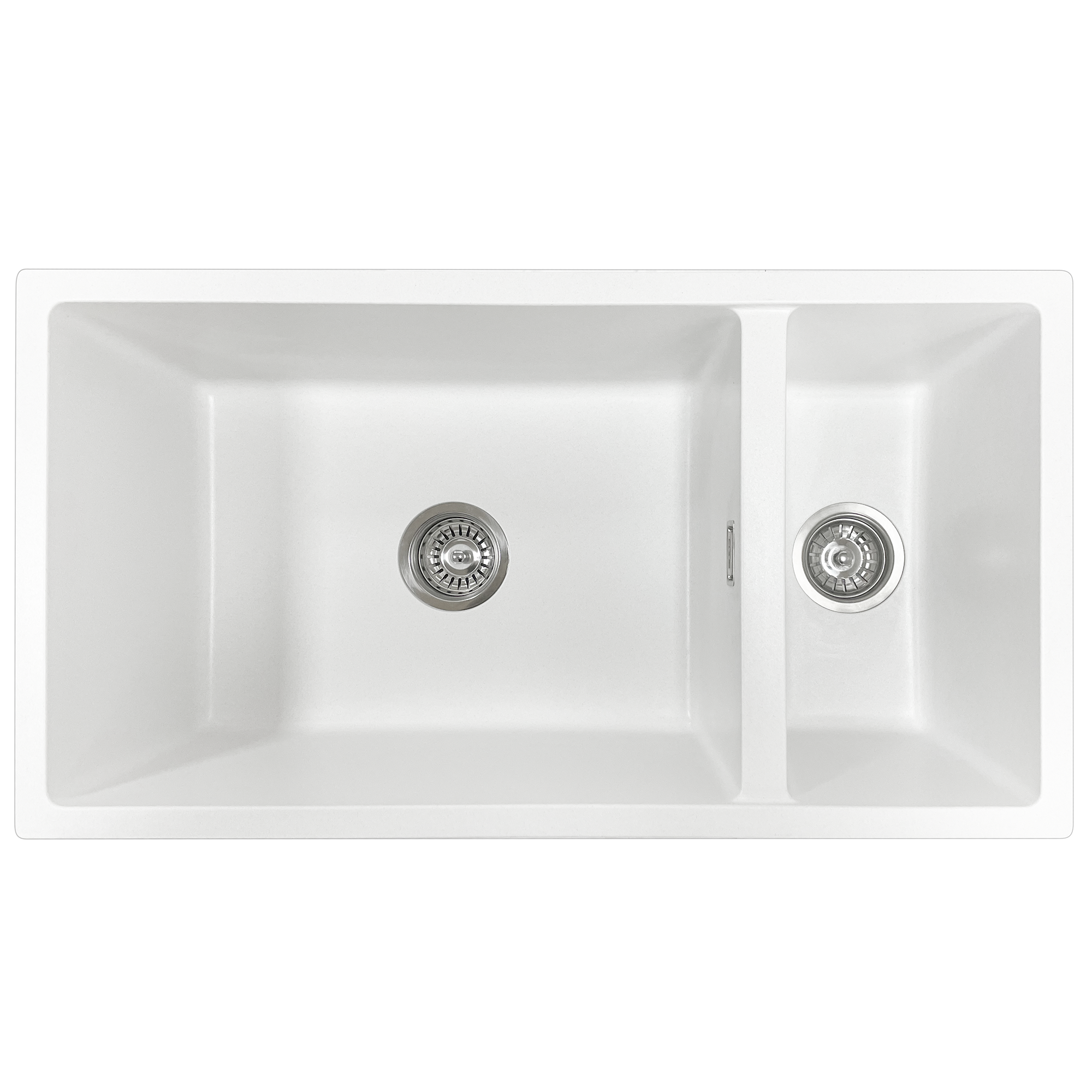CODE AURA 550 DOUBLE BOWL GRANITE SINK - 3 COLOURS
