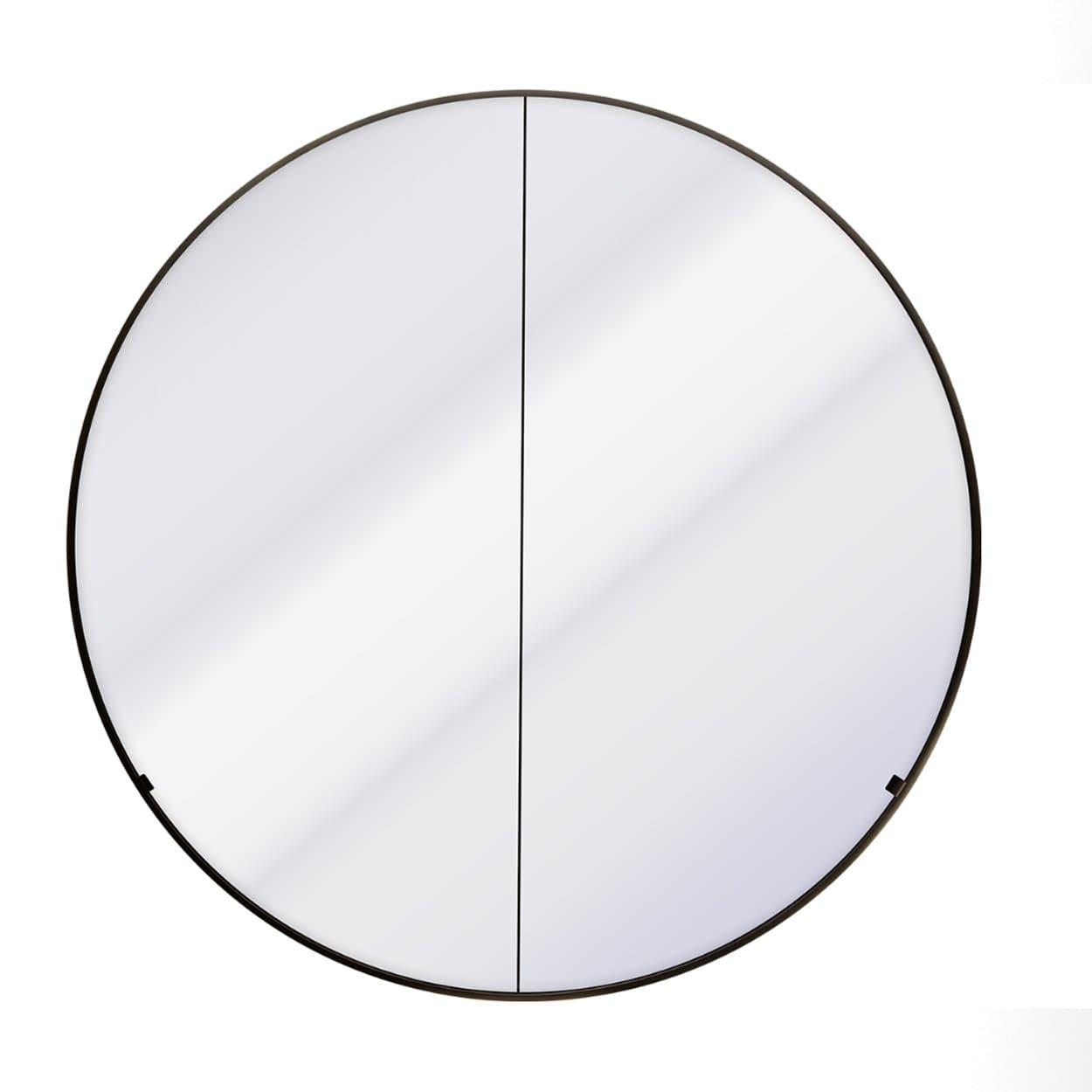WATERWARE 900MM ROUND MIRROR CABINET - 2 COLOURS