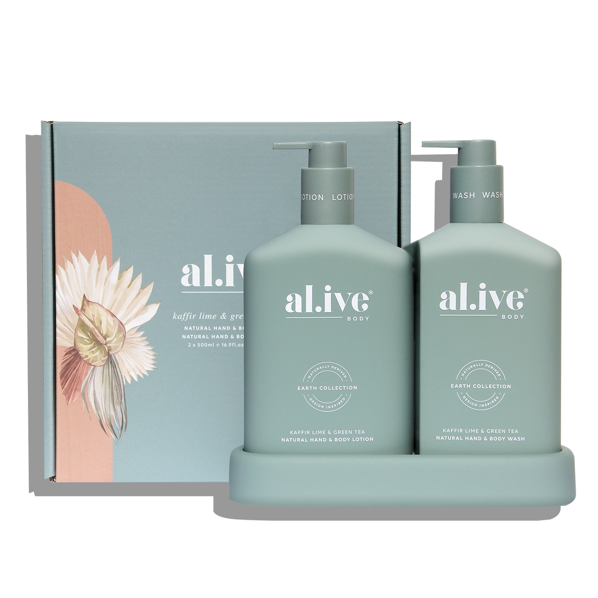 AL.IVE WASH & LOTION DUO - KAFFIR LIME & GREEN TEA DUO