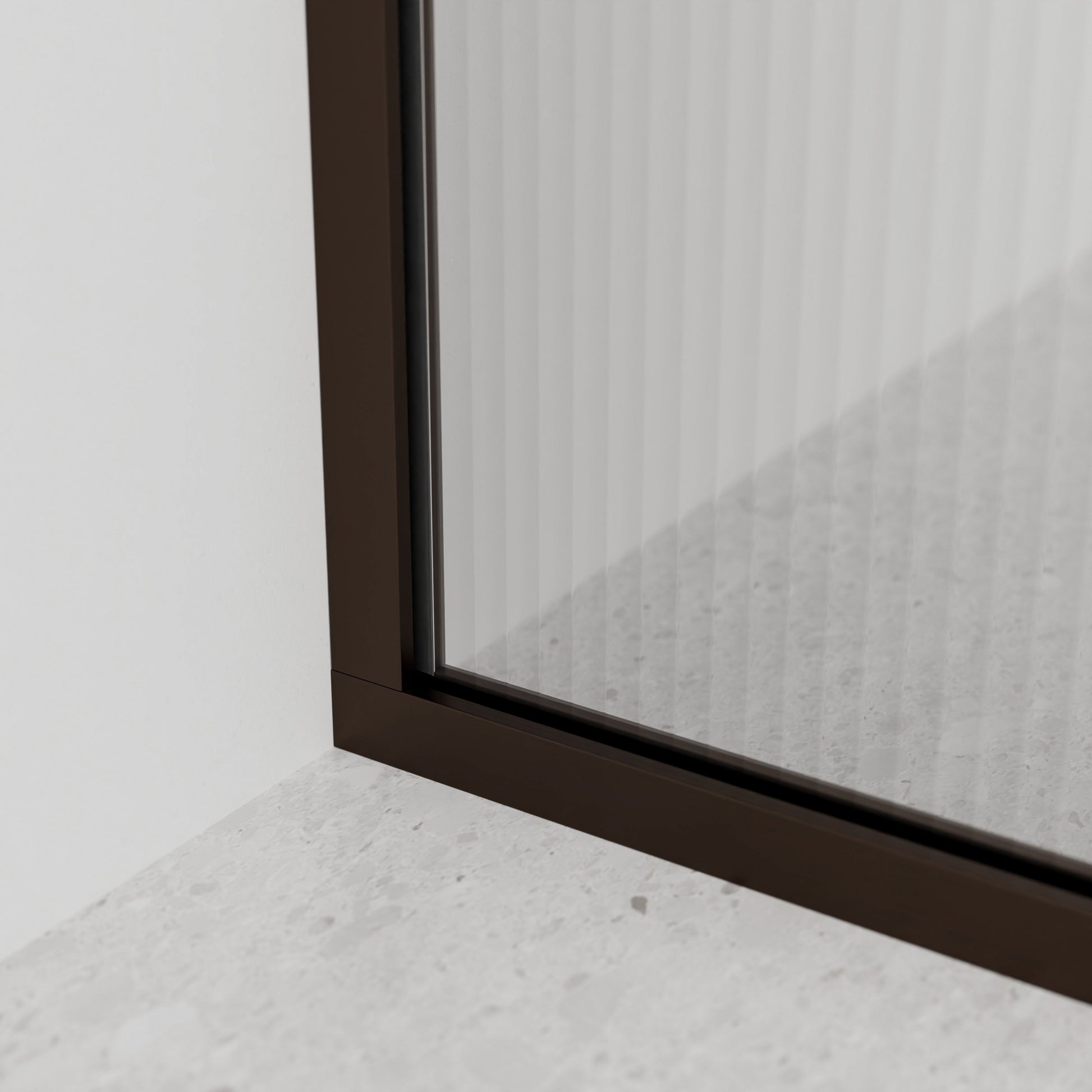 Code Pillar Shower Screen Glass Range | 1050MM