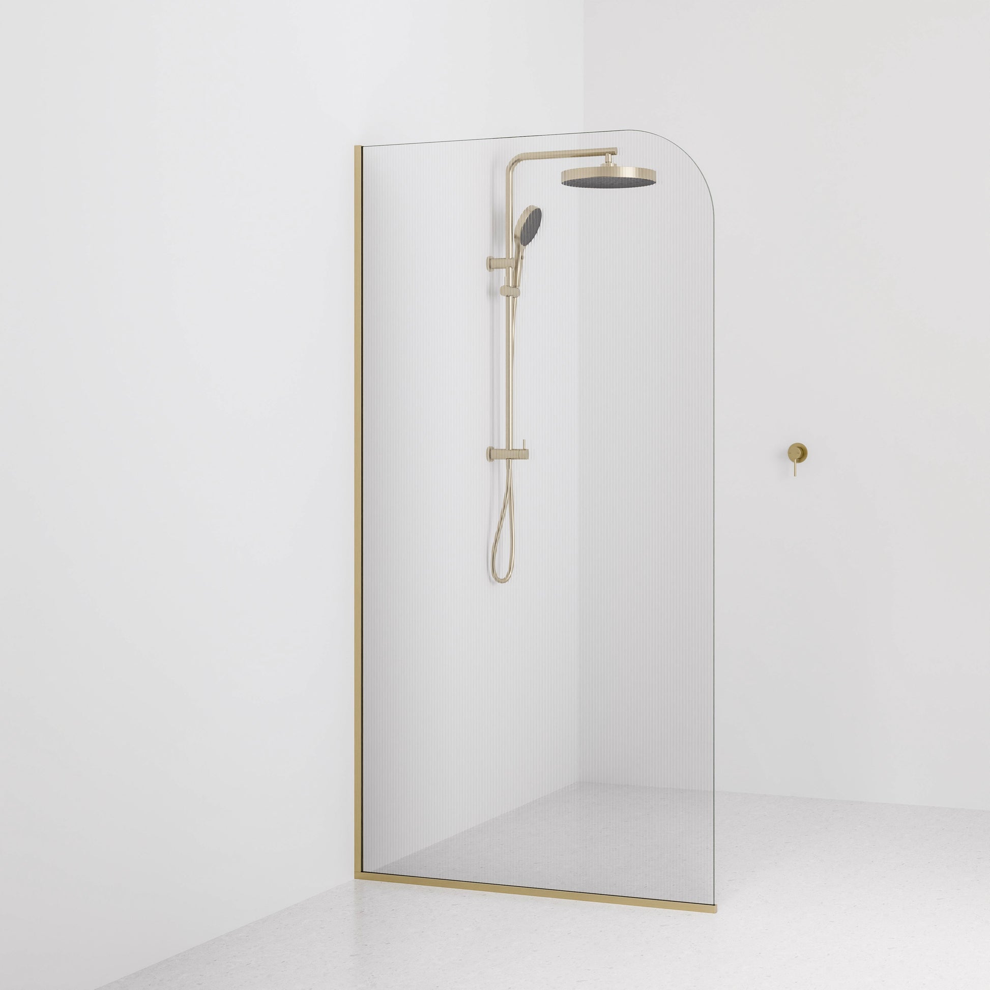 Code Pillar Shower Screen Glass Range | 1050MM