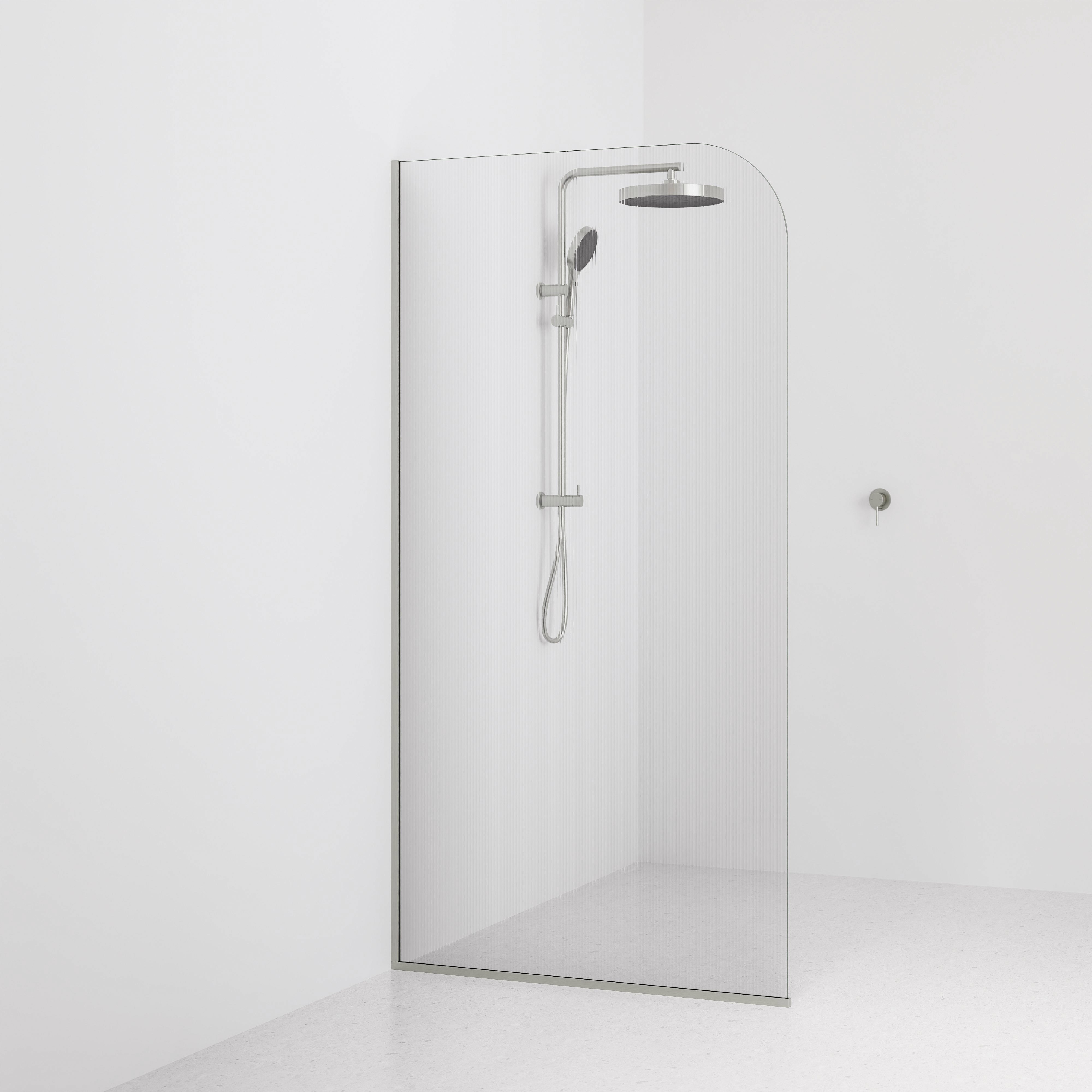 Code Pillar Shower Screen Glass Range | 1050MM