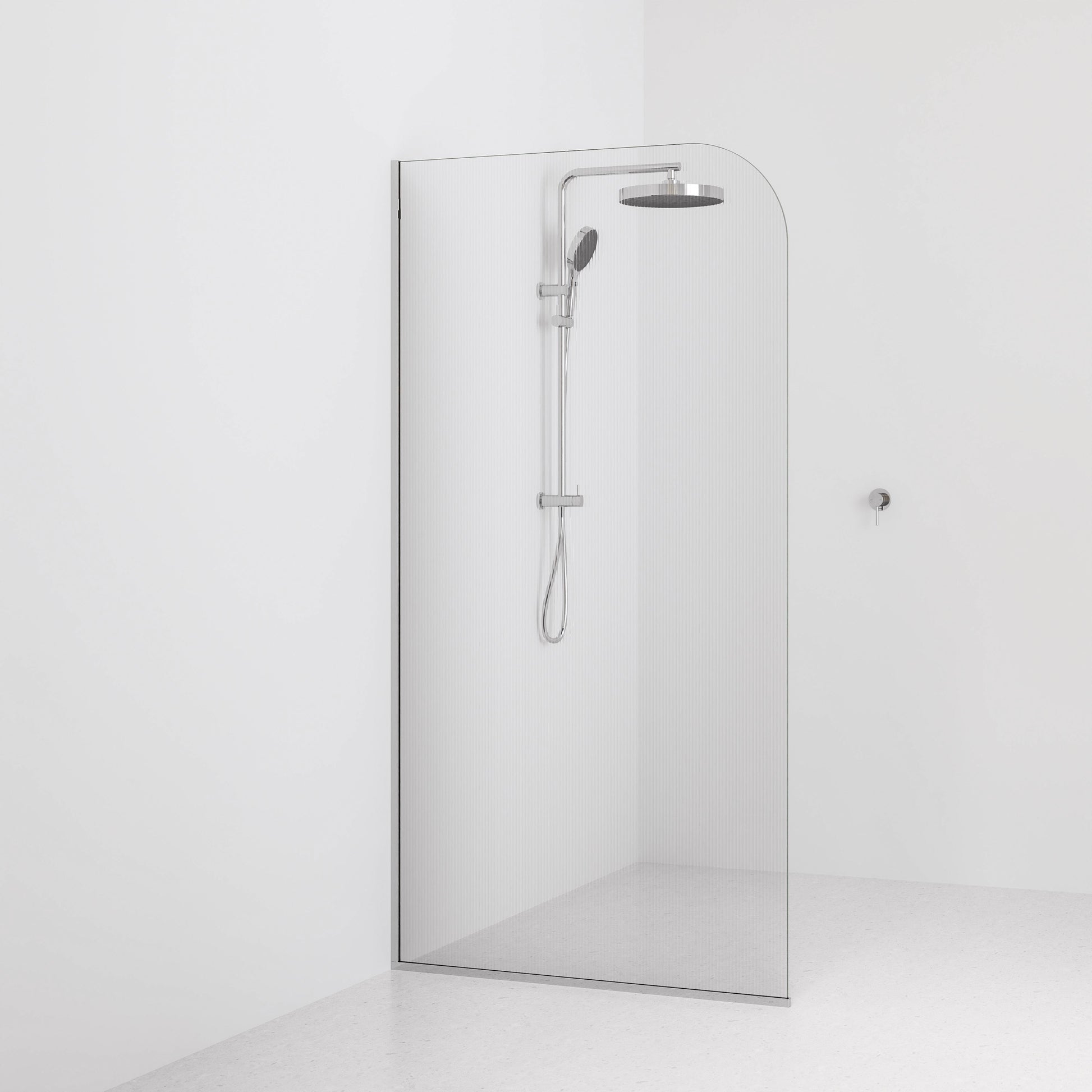 Code Pillar Shower Screen Glass Range | 1050MM