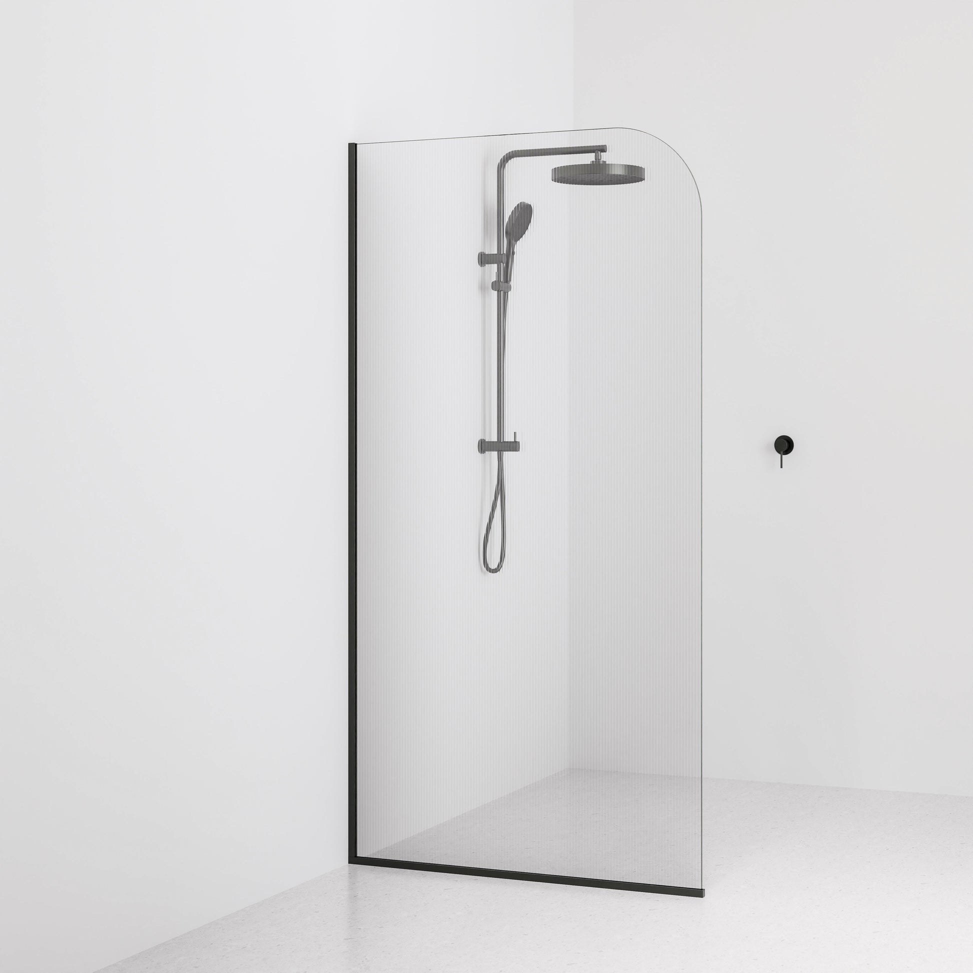 Code Pillar Shower Screen Glass Range | 1050MM