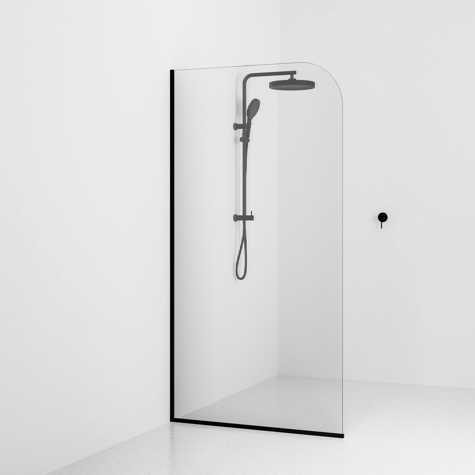 Code Pillar Shower Screen Glass Range | 1050MM