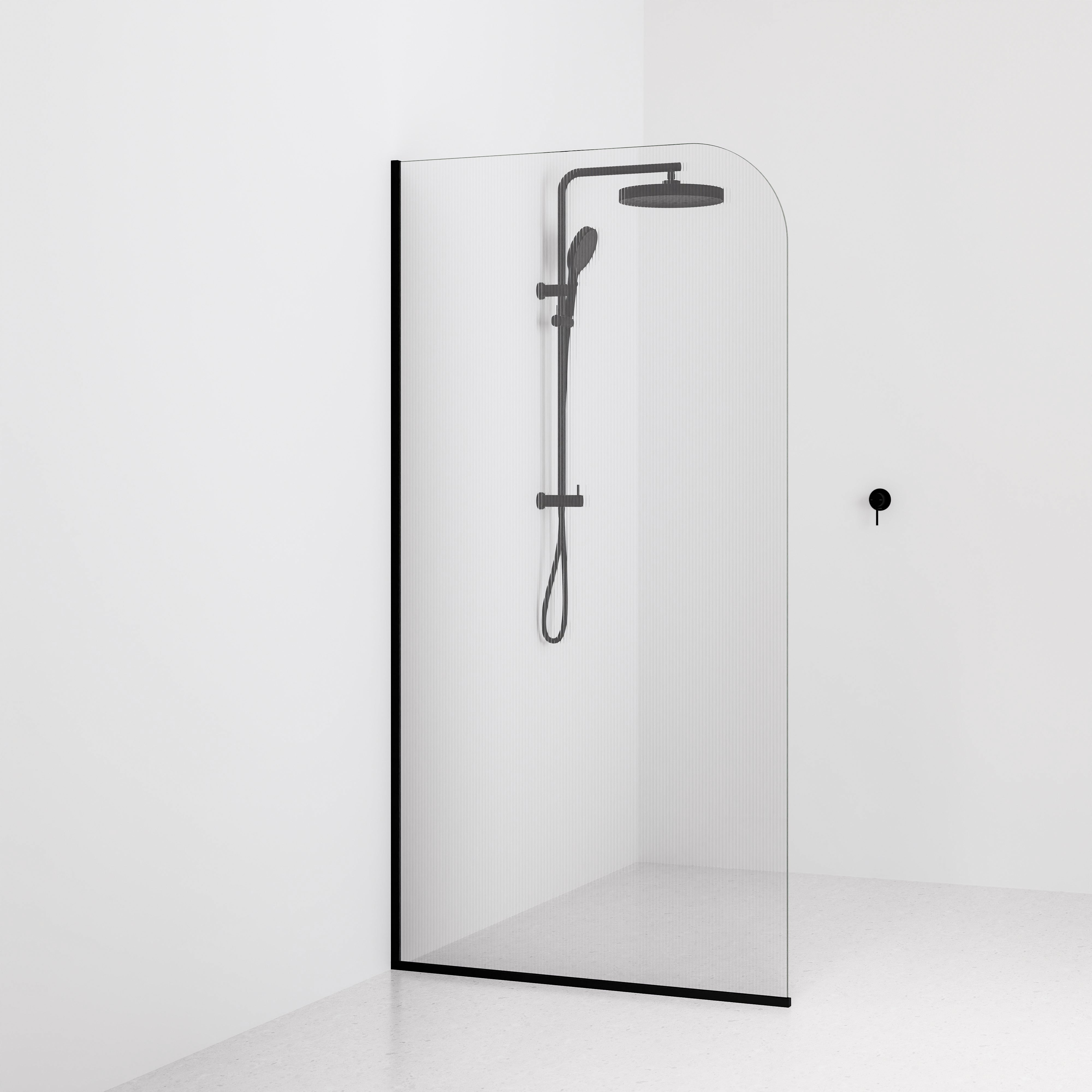 Code Pillar Shower Screen Glass Range | 1050MM