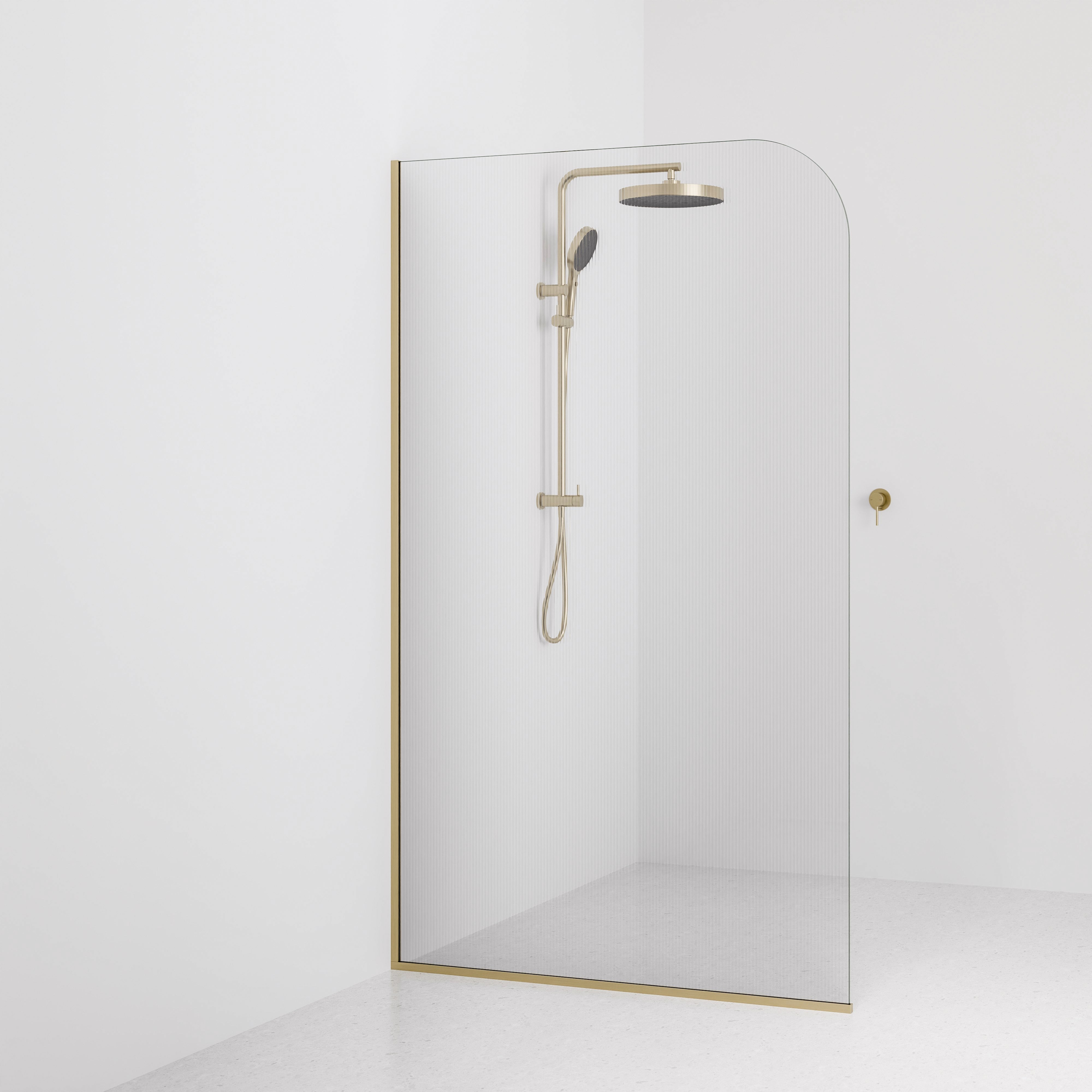 Code Pillar Shower Screen Glass Range | 1200MM