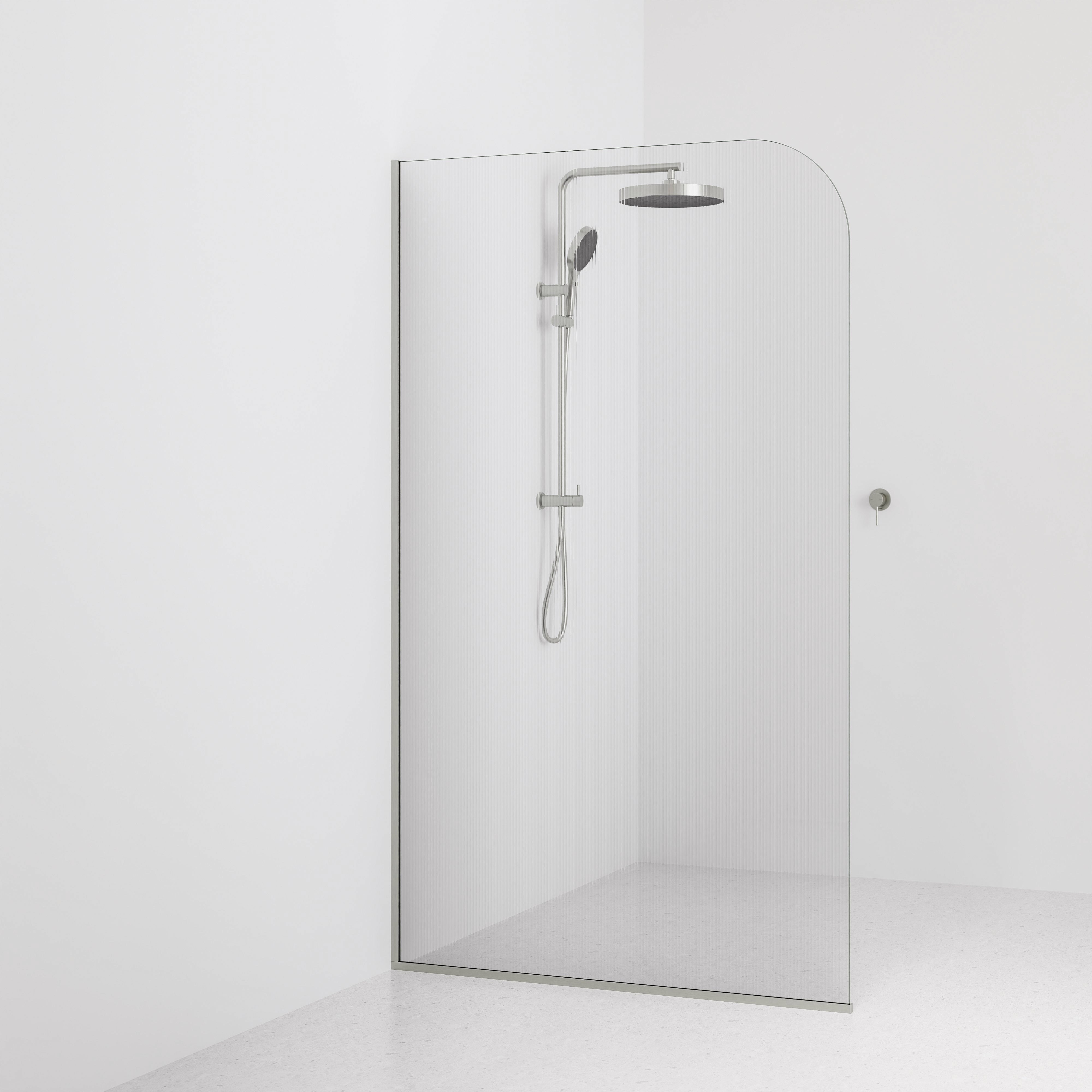 Code Pillar Shower Screen Glass Range | 1200MM