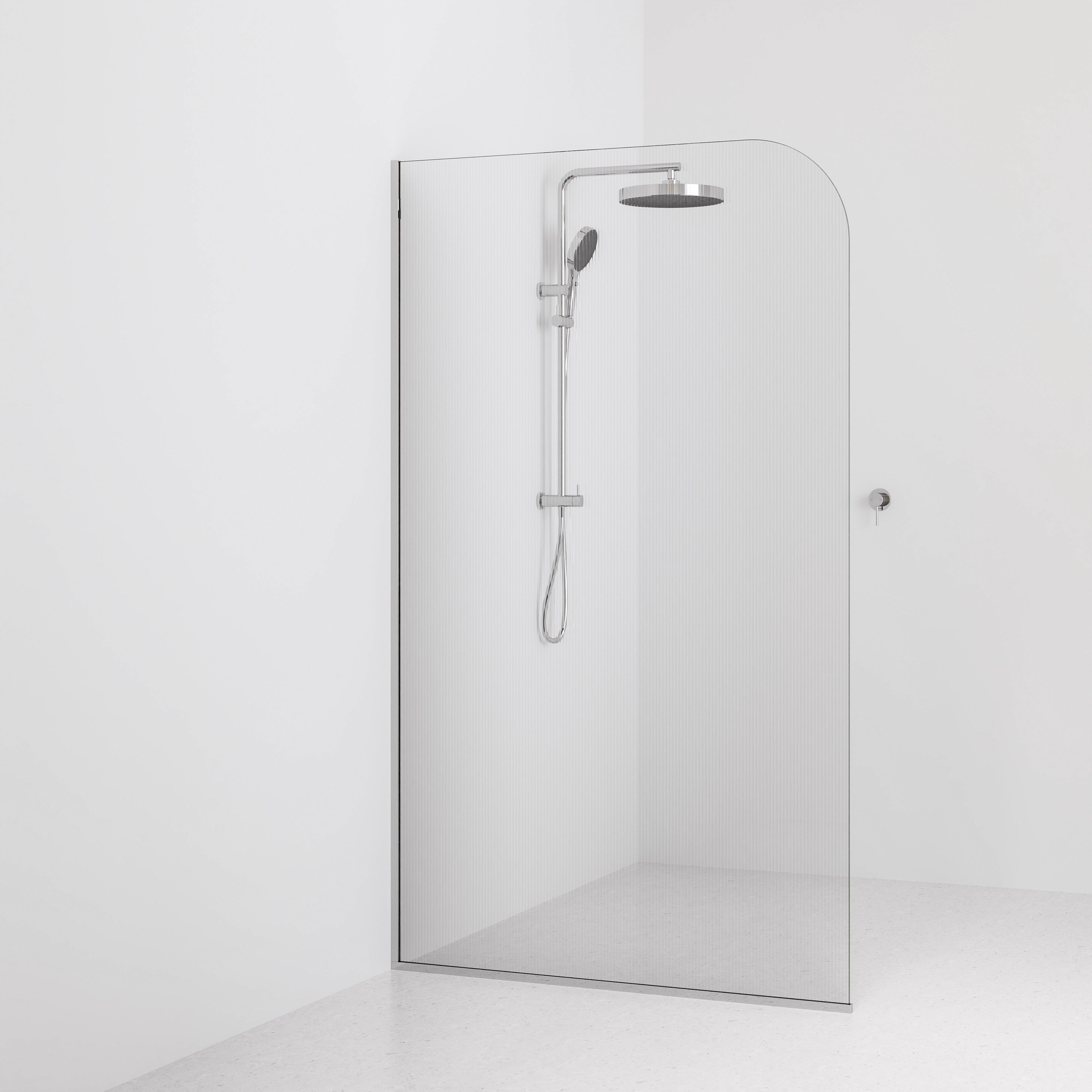 Code Pillar Shower Screen Glass Range | 1200MM