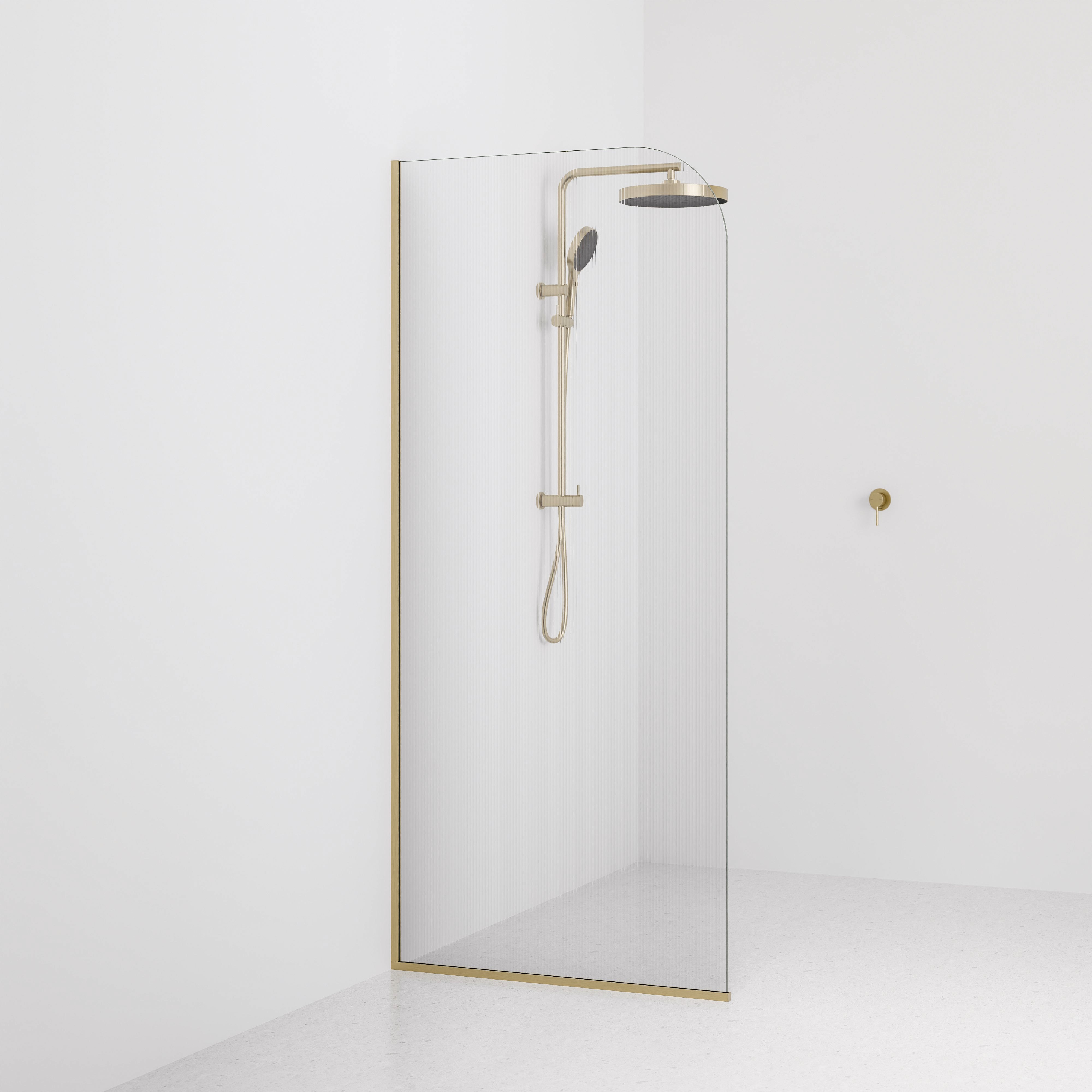 Code Pillar Shower Screen Glass Range | 900mm