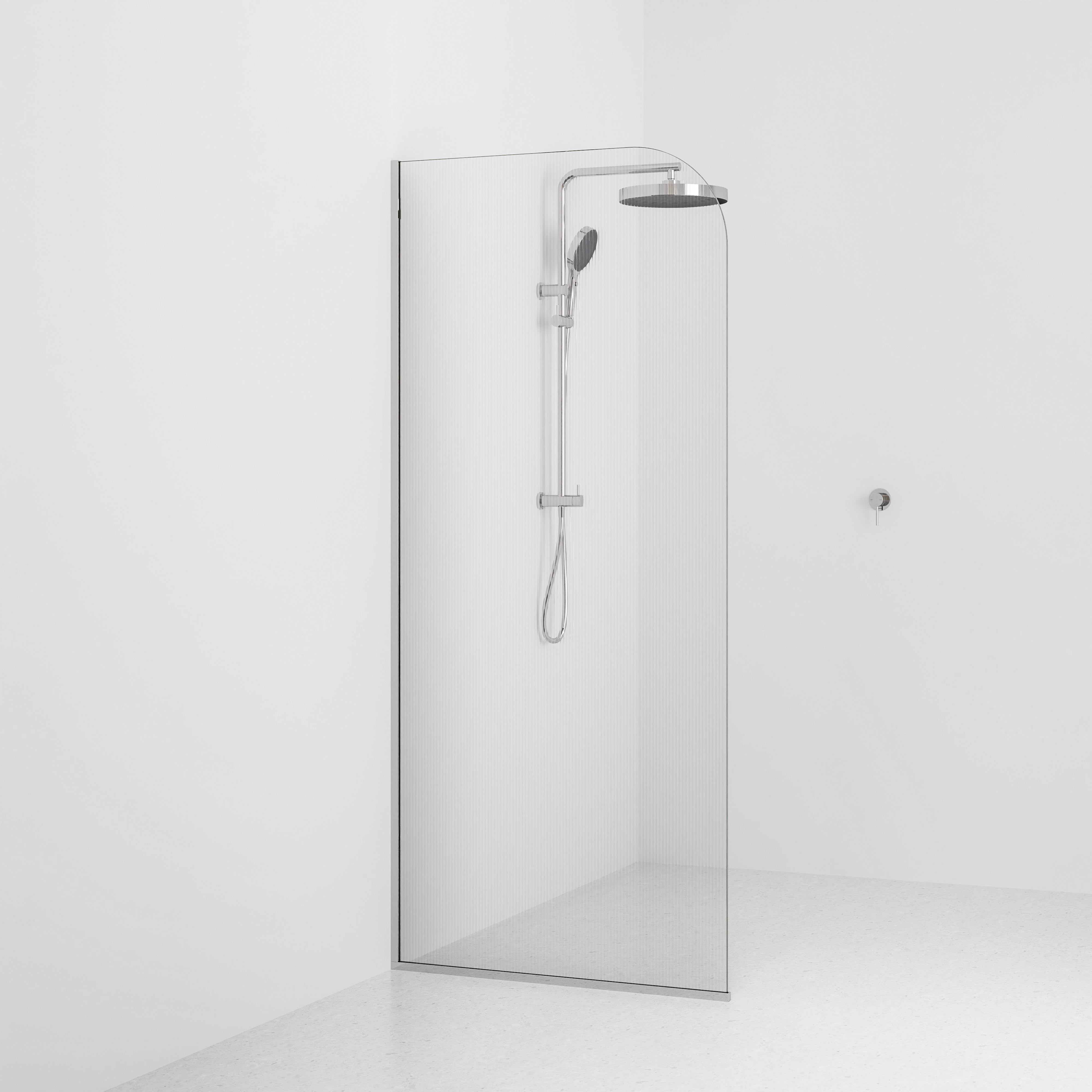 Code Pillar Shower Screen Glass Range | 900mm