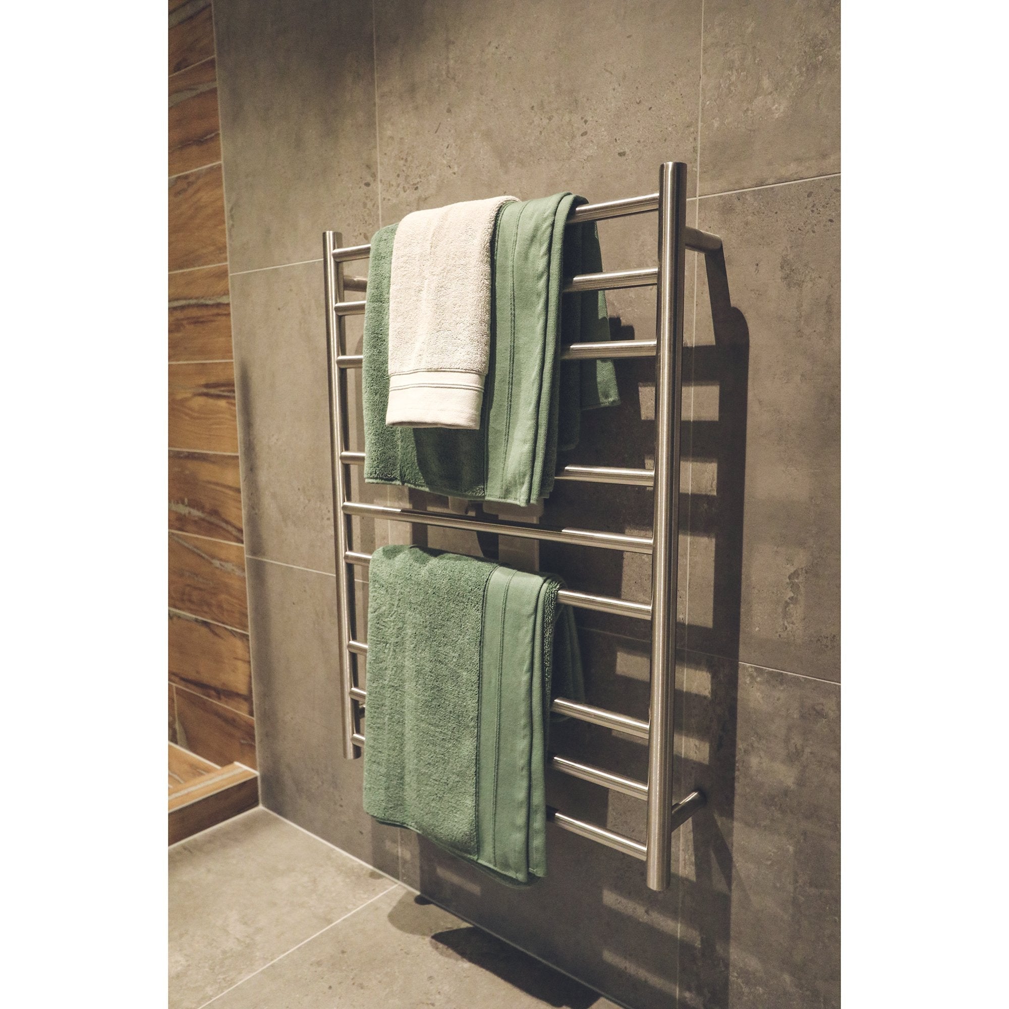 CODE ROUND HEATED TOWEL LADDERS 900X650MM - 7 COLOURS