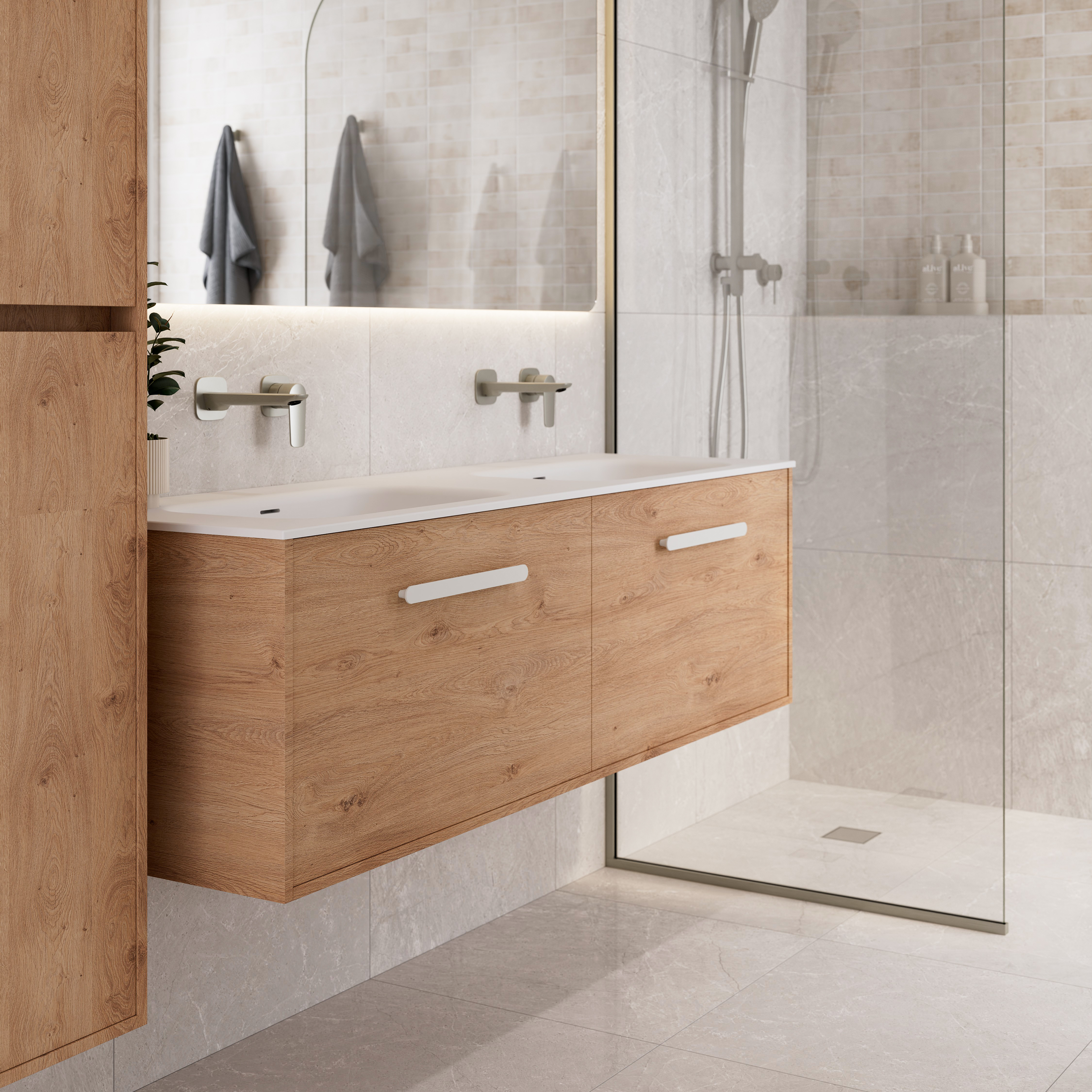 Hako 1500 Double Inset Basin Vanity