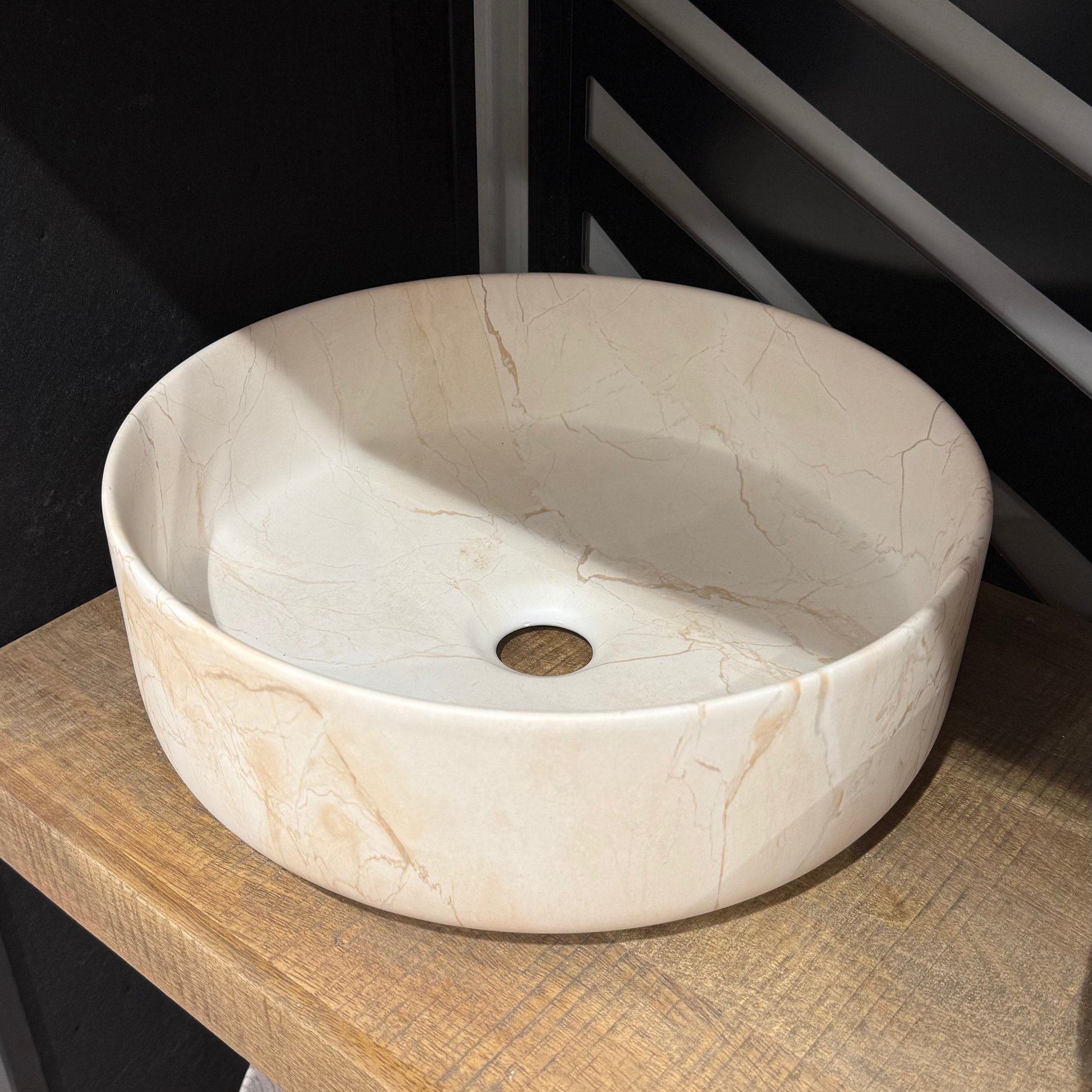 CODE PURE ROUND CERAMIC BASIN 360MM
