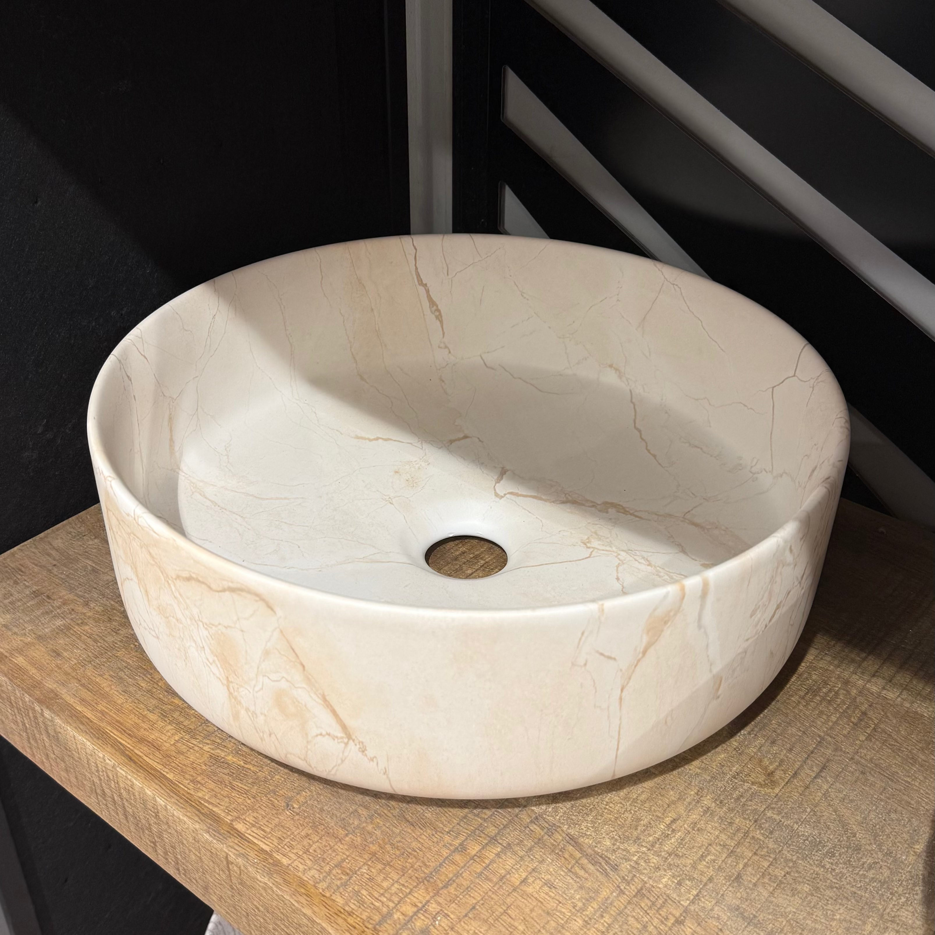 CODE PURE ROUND CERAMIC BASIN 360MM