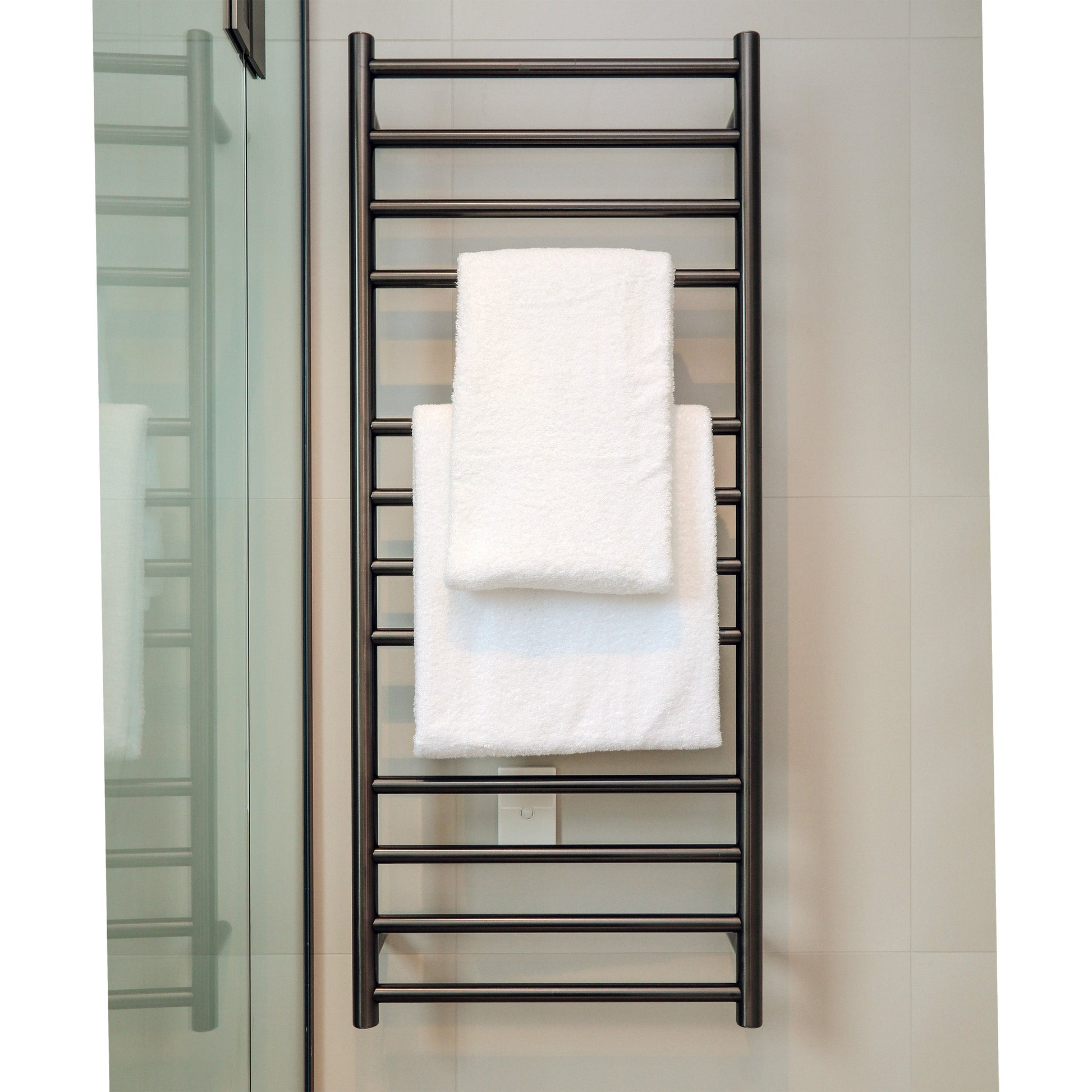 CODE ROUND HEATED TOWEL LADDERS 1200X500MM - 7 COLOURS