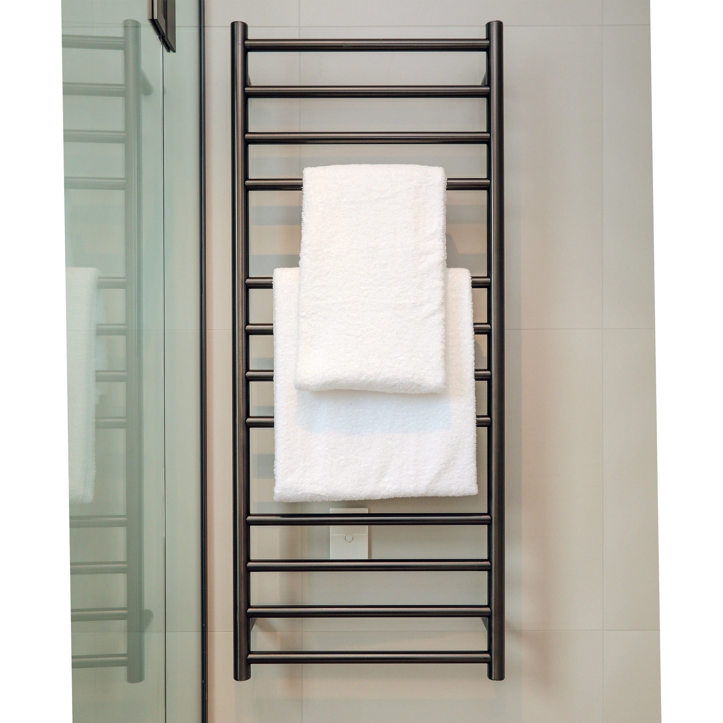 CODE ROUND HEATED TOWEL LADDERS 1200X500MM - 7 COLOURS