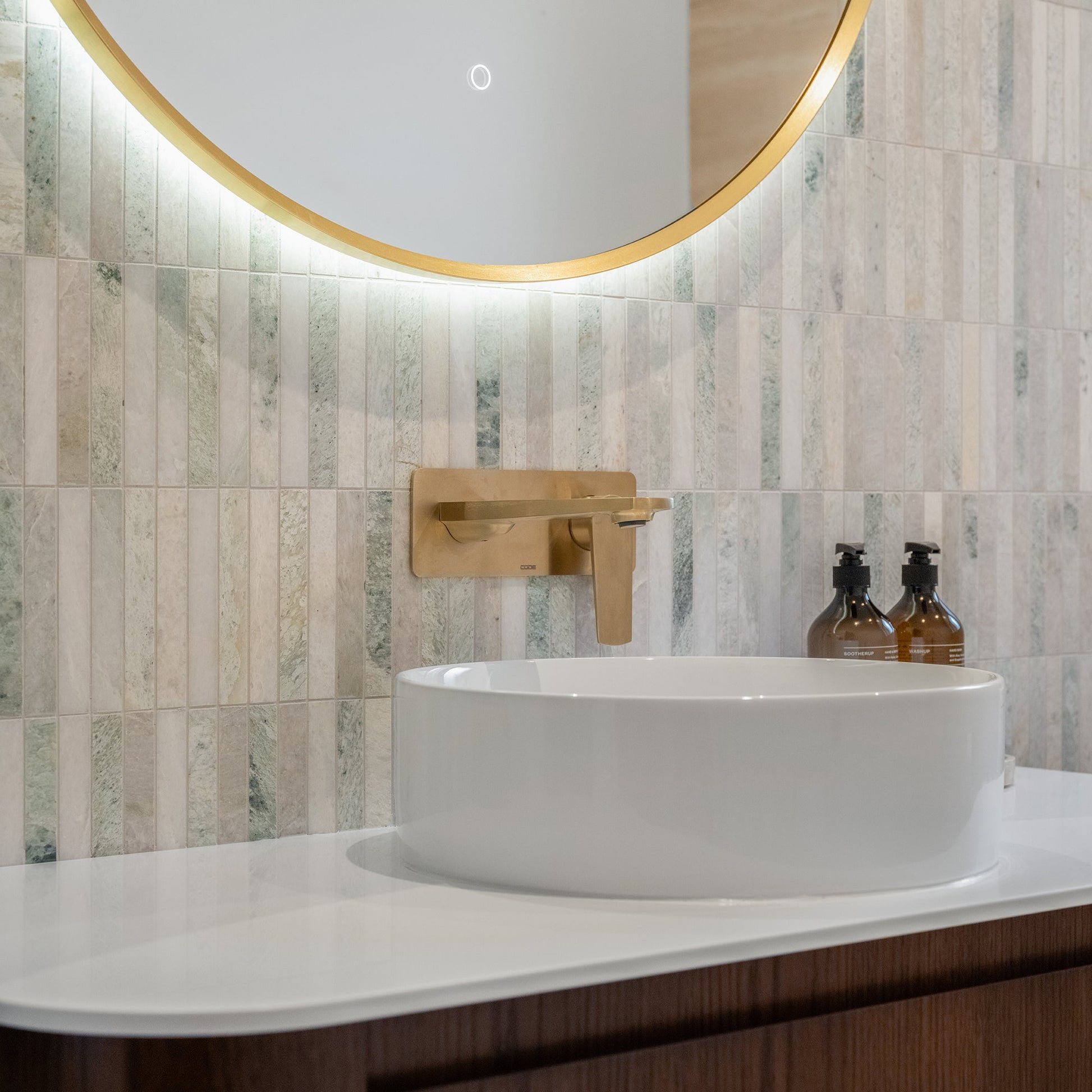 CODE PURE WALL MOUNTED BASIN MIXER - 7 COLOURS