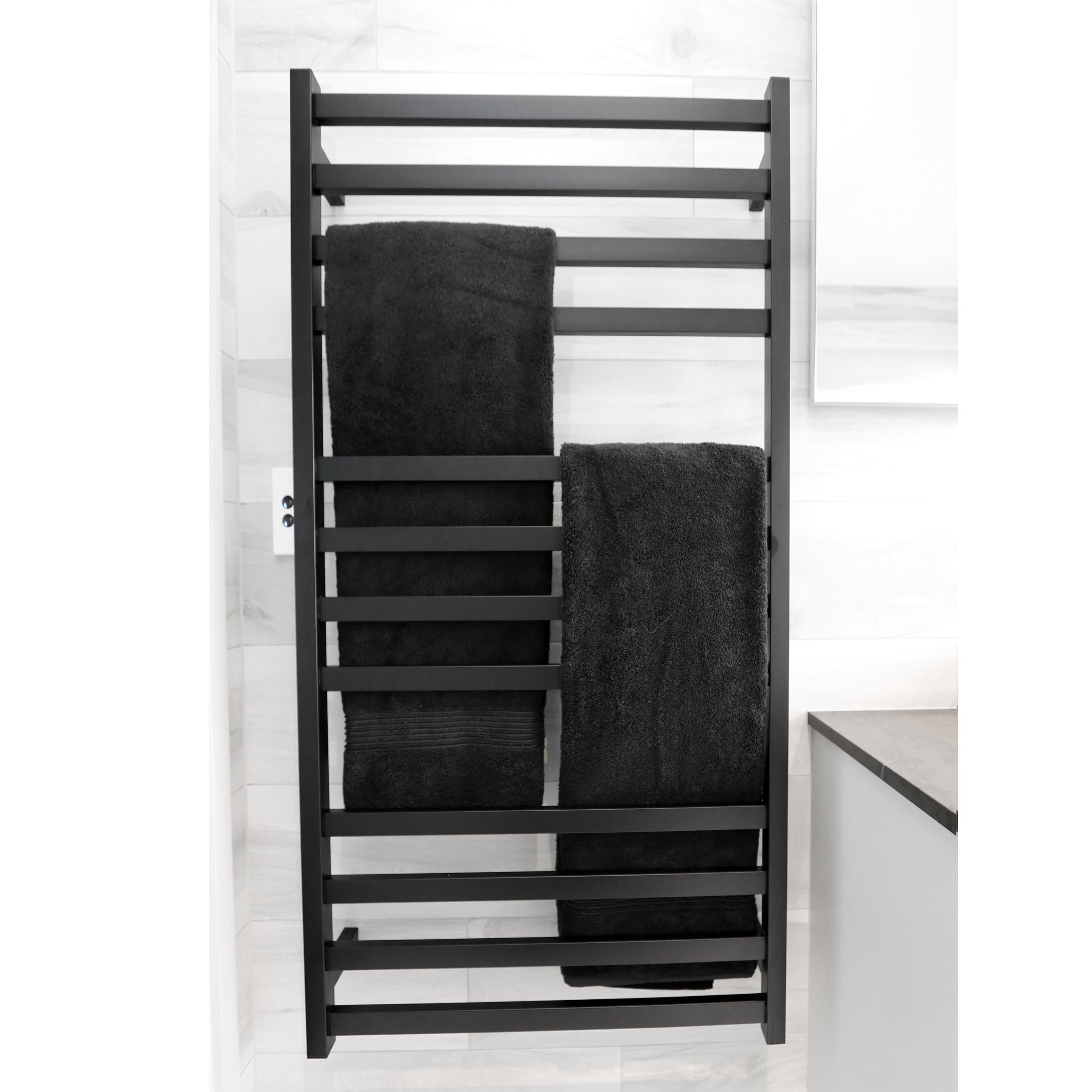 12VOLT CODE HEATED TOWEL LADDERS 1200X500MM - 2 COLOURS