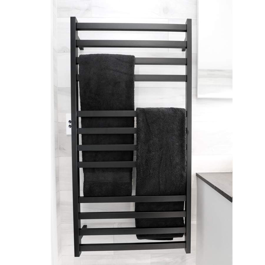 CODE SQUARE HEATED TOWEL LADDERS 1200X500MM - 5 COLOURS