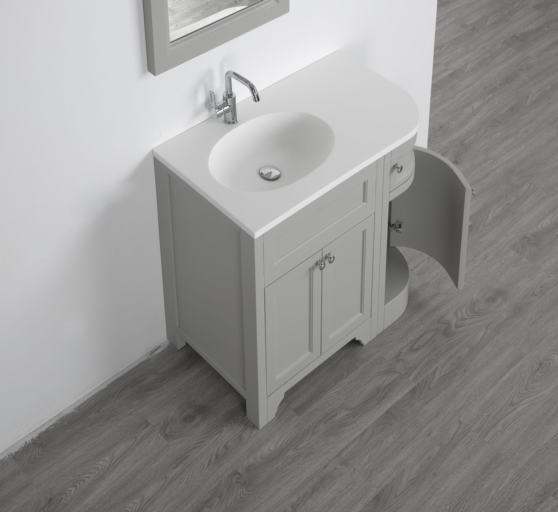 WATERWARE 900 ENGLAND LEFTHAND FLOORSTANDING VANITY