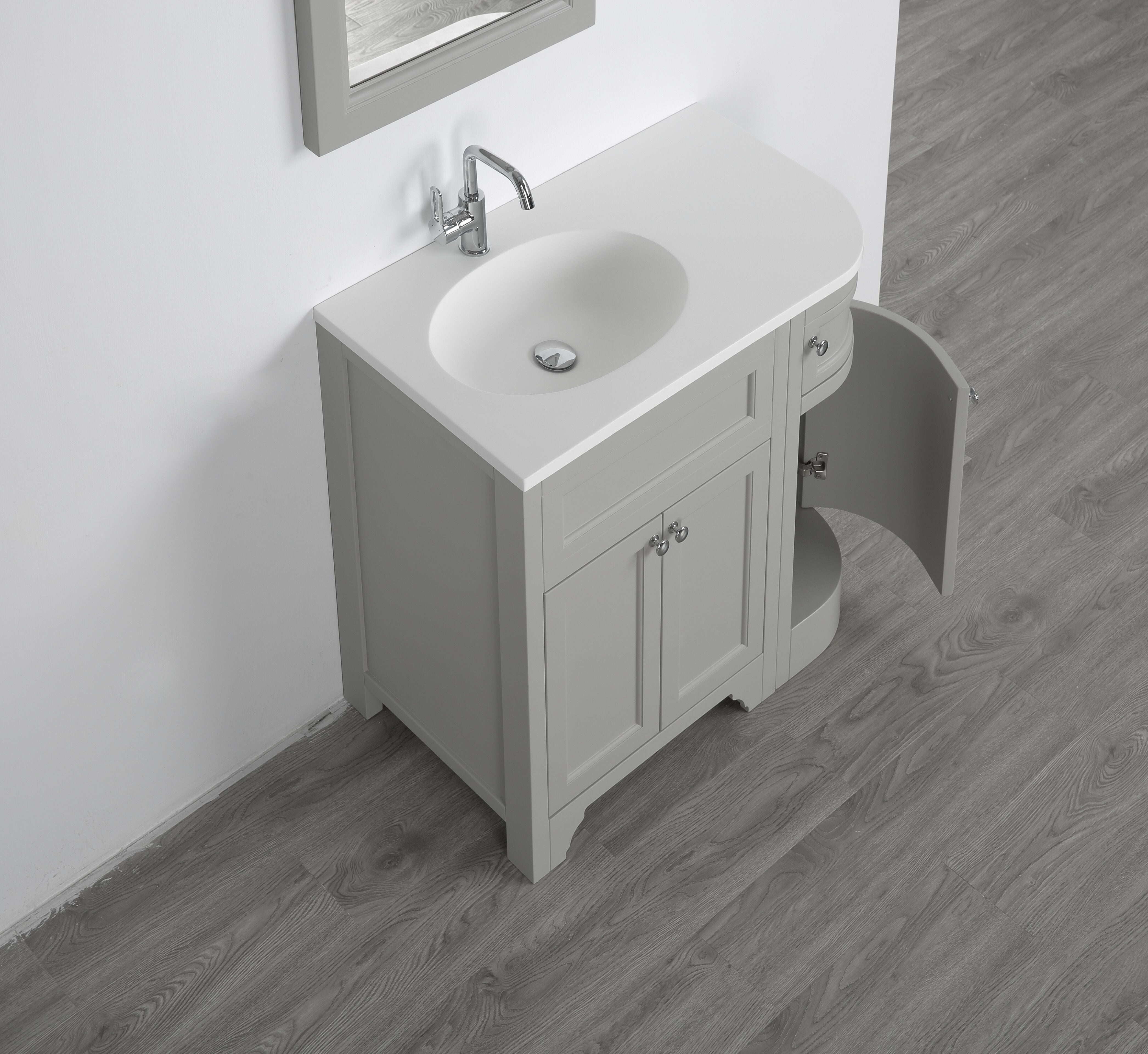 WATERWARE 900 ENGLAND LEFTHAND FLOORSTANDING VANITY
