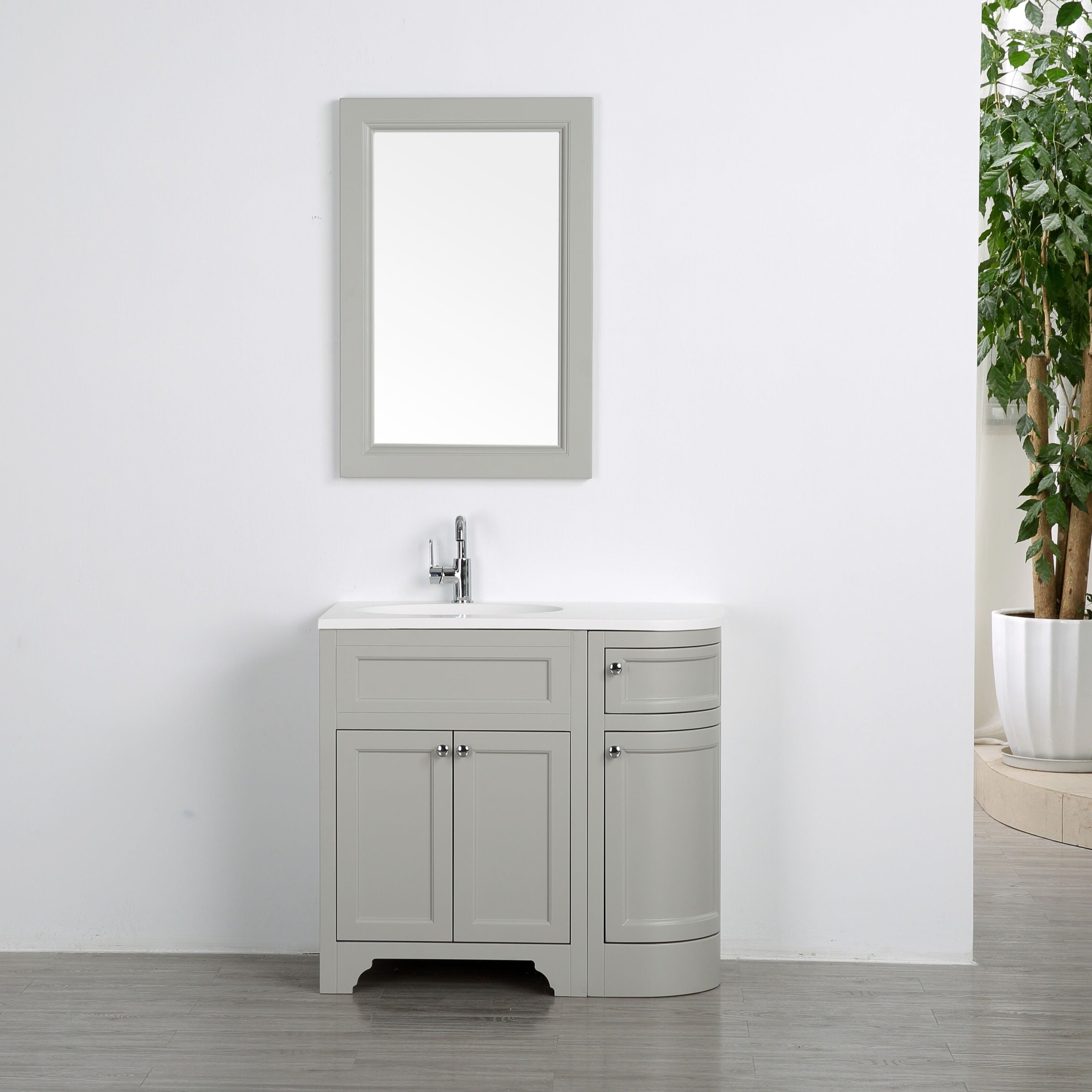 WATERWARE 900 ENGLAND LEFTHAND FLOORSTANDING VANITY