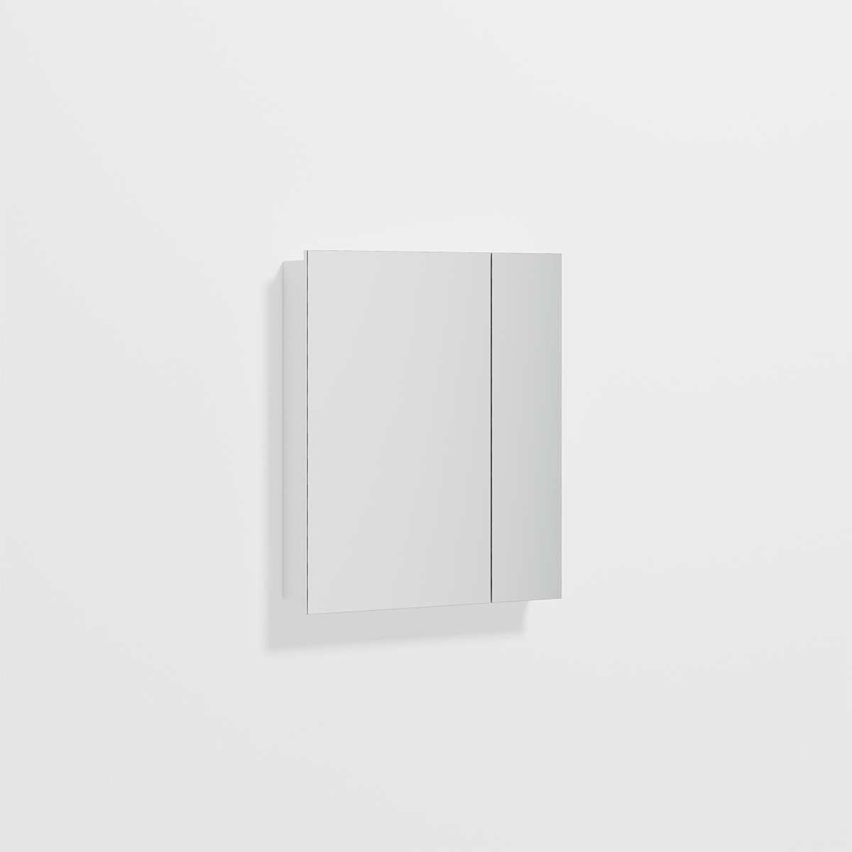 Luxe 600mm Mirror Cabinet With Demister | 2 Door