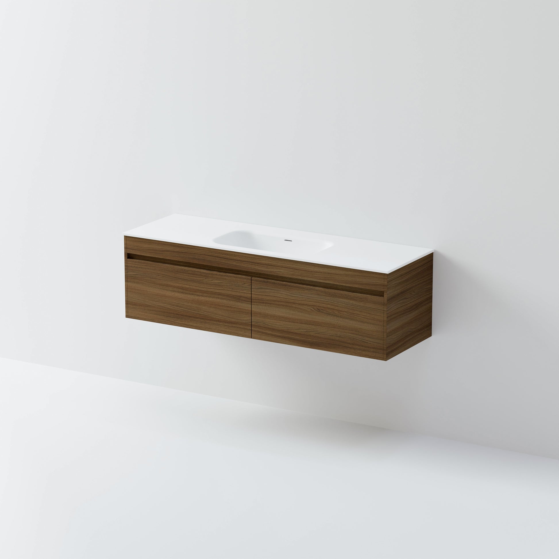 CODE LUXE 1500 WALL HUNG SINGLE BASIN VANITY | 2 DRAWER SIDE BY SIDE