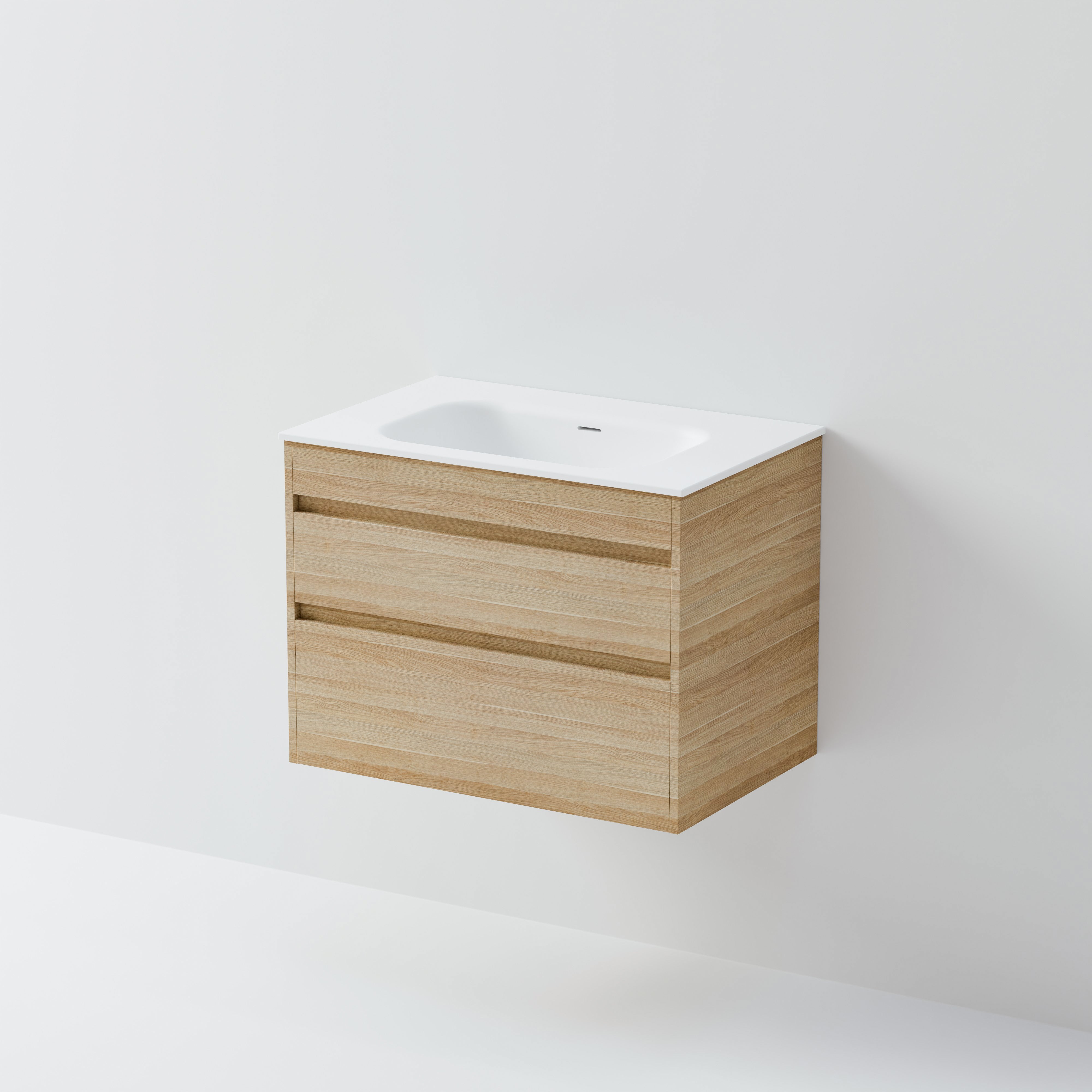 CODE LUXE 750 WALL HUNG VANITY | DOUBLE DRAWER