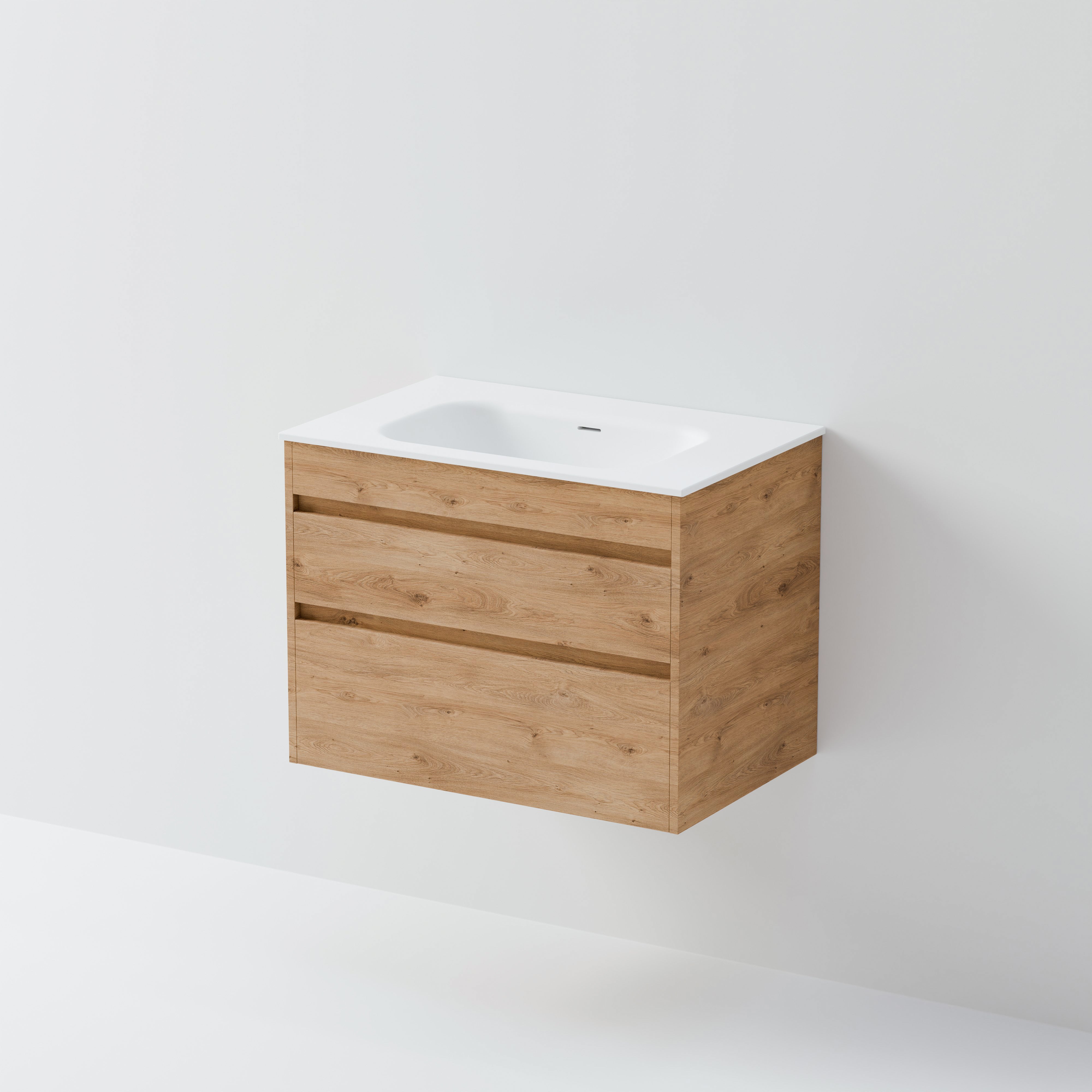 CODE LUXE 750 WALL HUNG VANITY | DOUBLE DRAWER